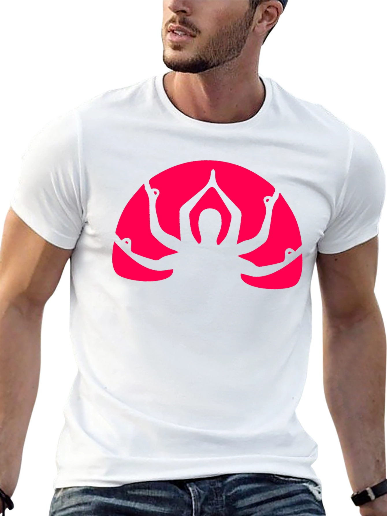 Yoga Silhouette Graphic T-Shirt