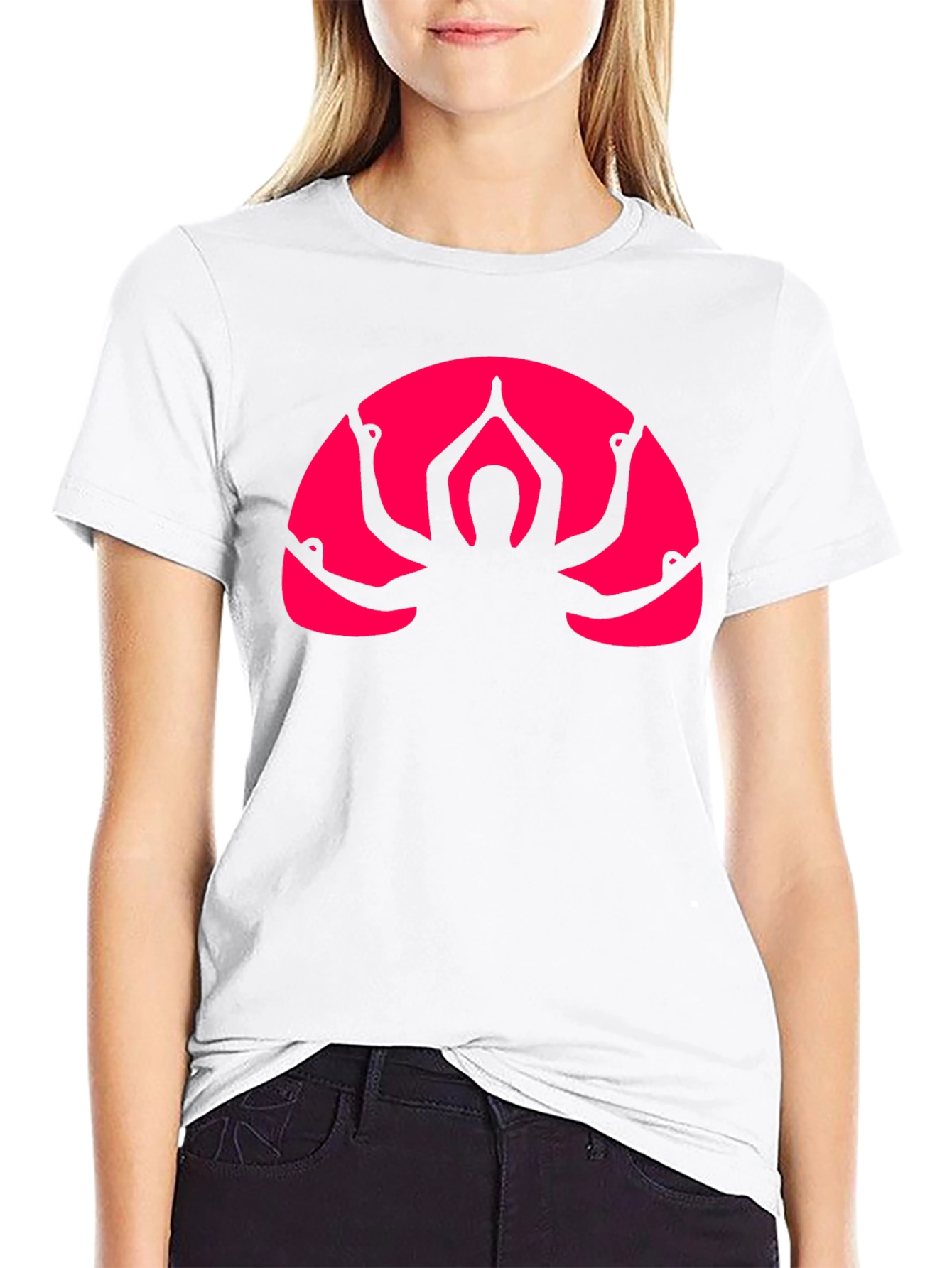 Yoga Silhouette Graphic T-Shirt