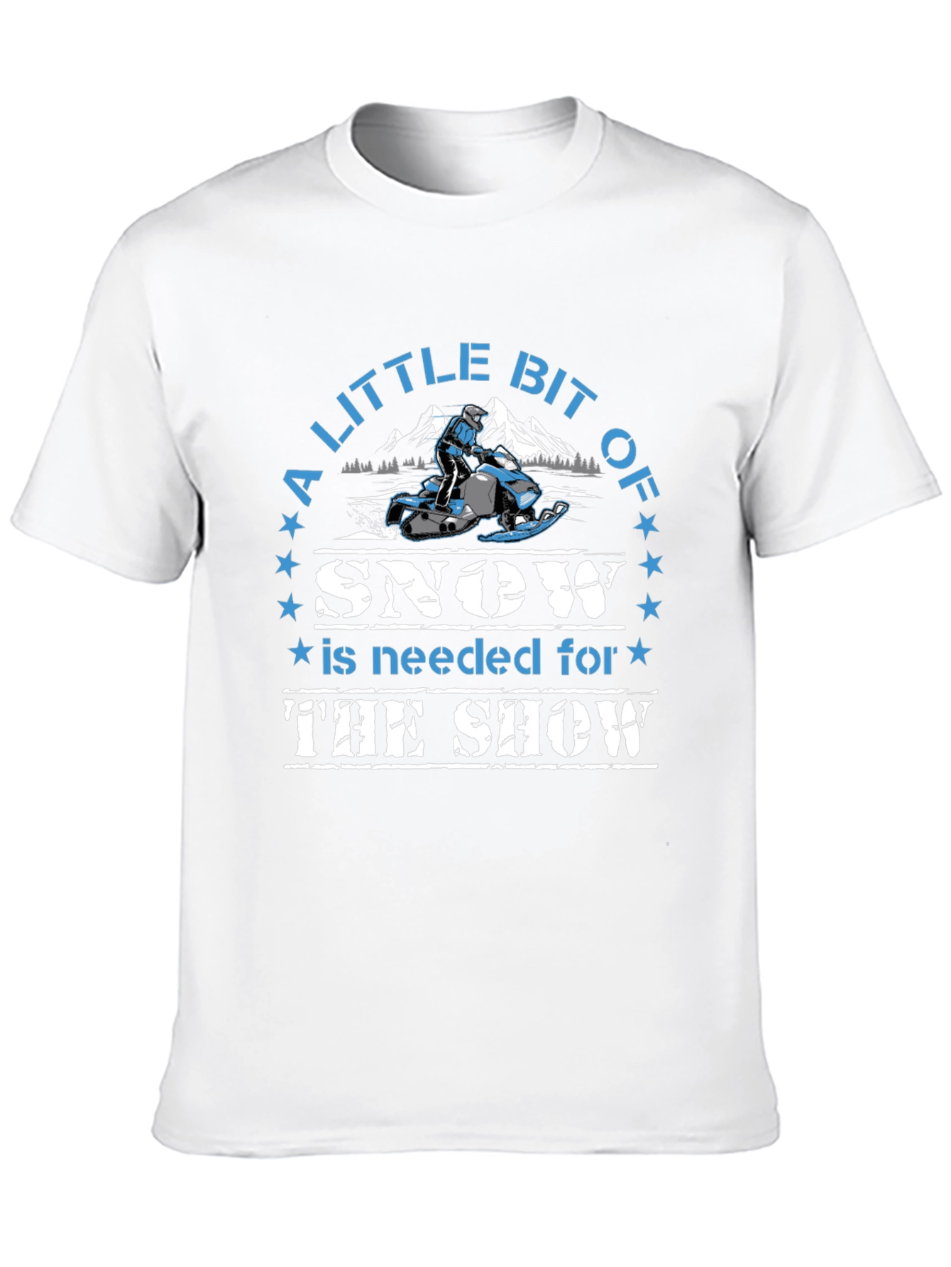 Snow Show T-Shirt - Snowmobile Design
