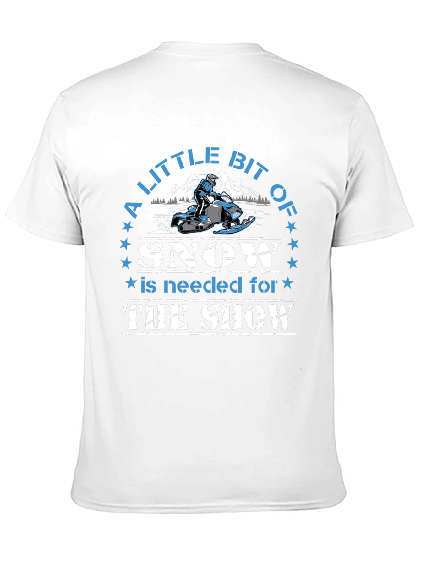 Snow Show T-Shirt - Snowmobile Design