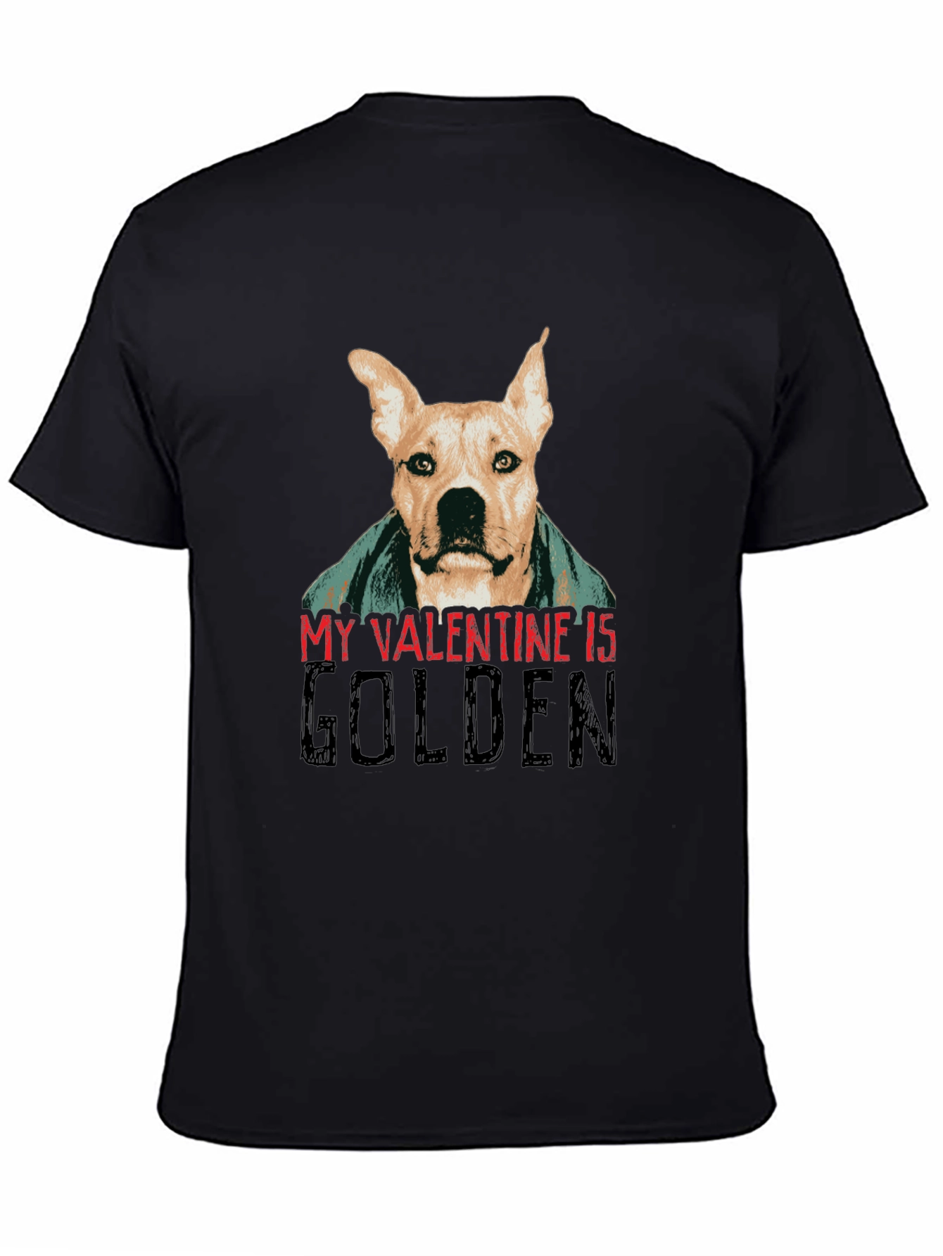 Golden Valentine Dog T-Shirt