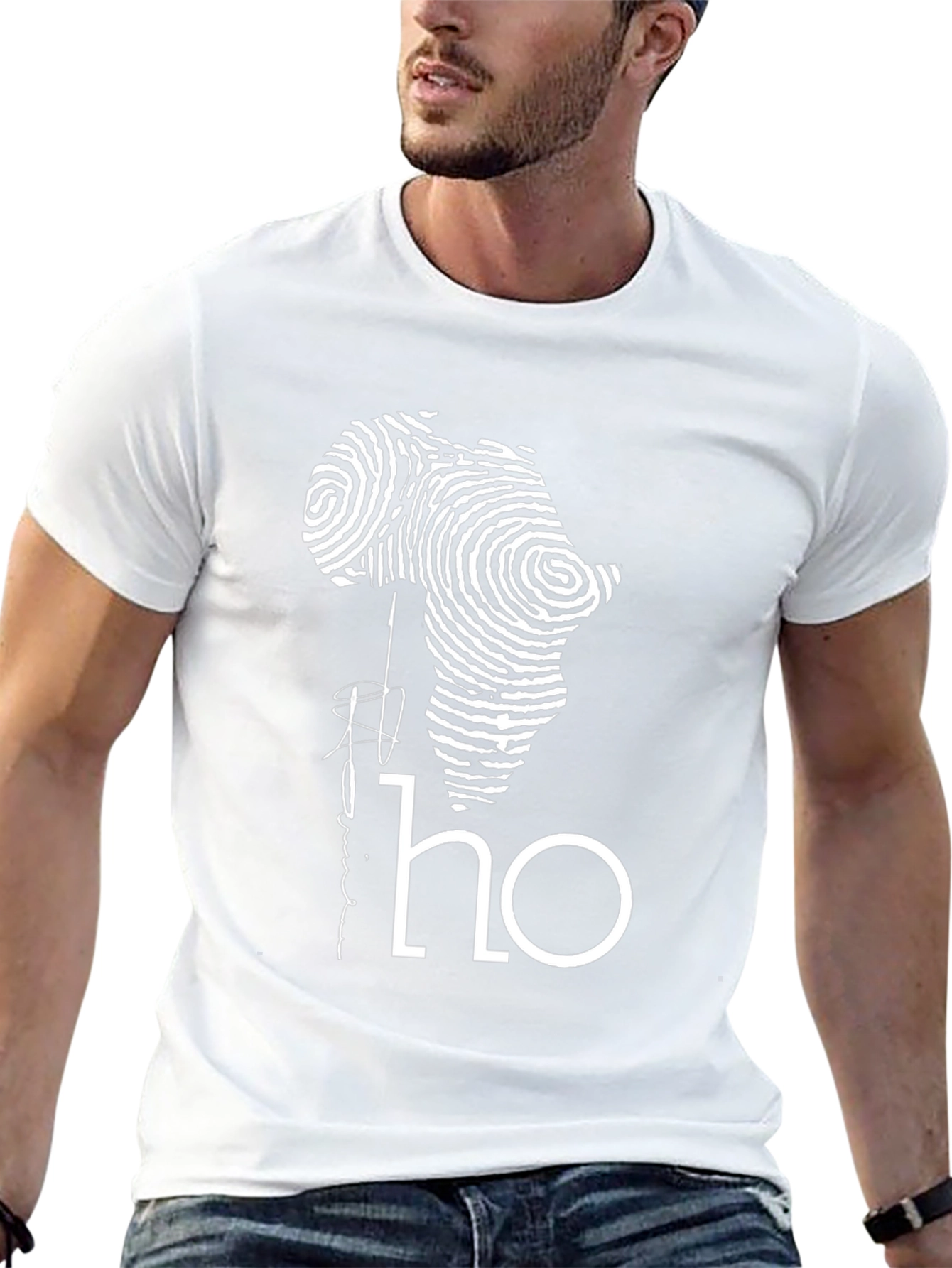 Africa Fingerprint T-Shirt - Unisex Graphic Tee