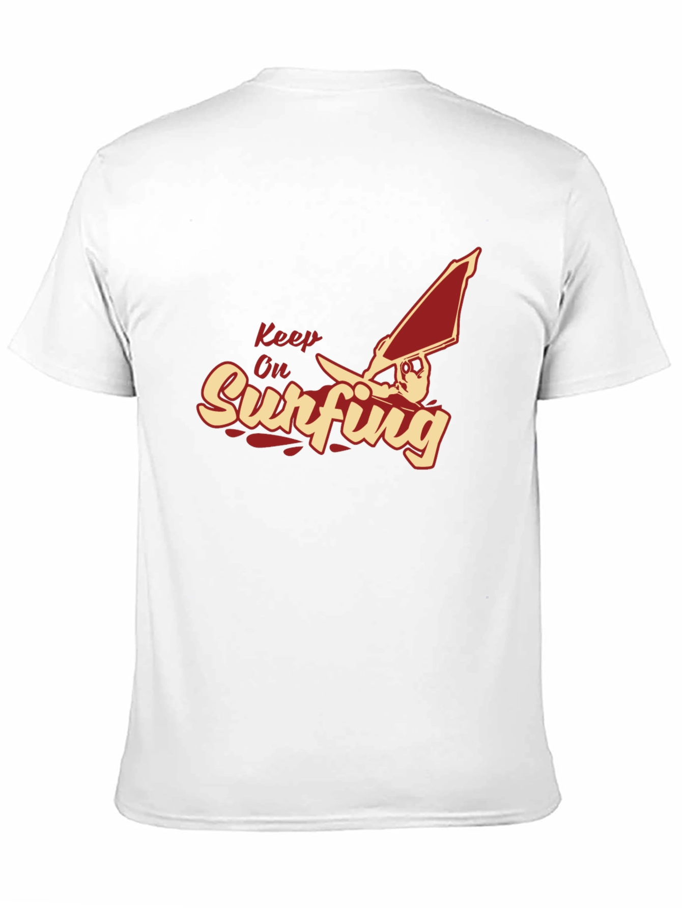 Keep On Surfing T-Shirt - Black Unique Design