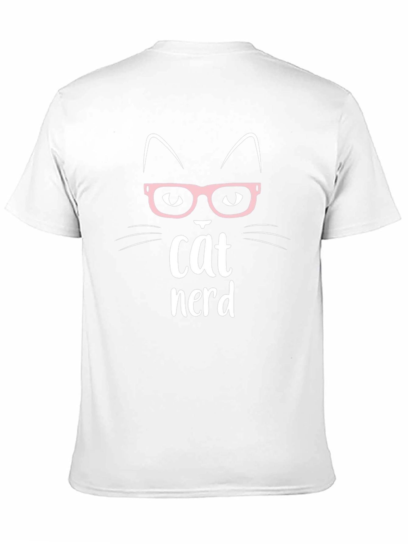 Cat Nerd T-Shirt - Cute Geeky Graphic Tee