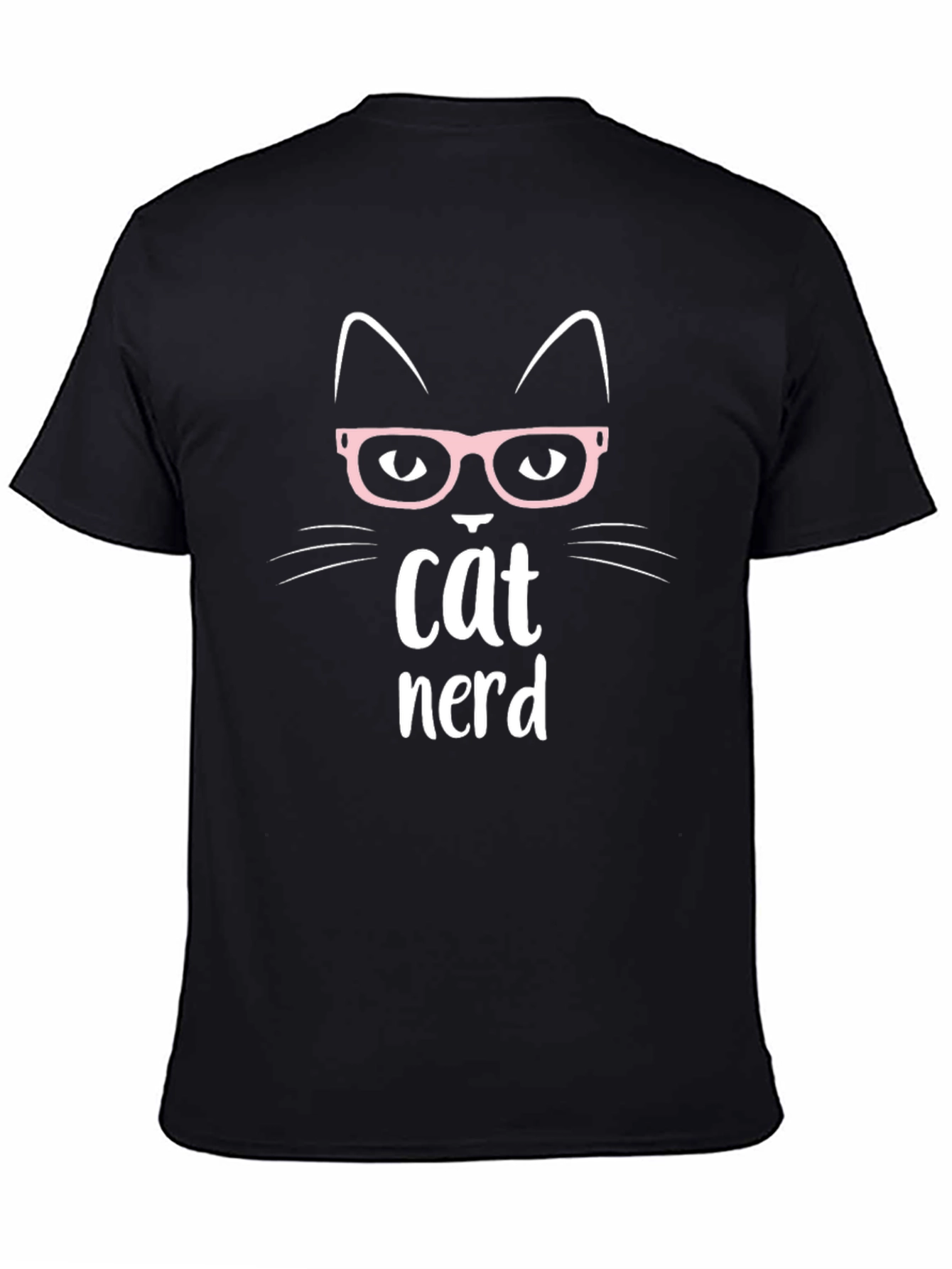 Cat Nerd T-Shirt - Cute Geeky Graphic Tee