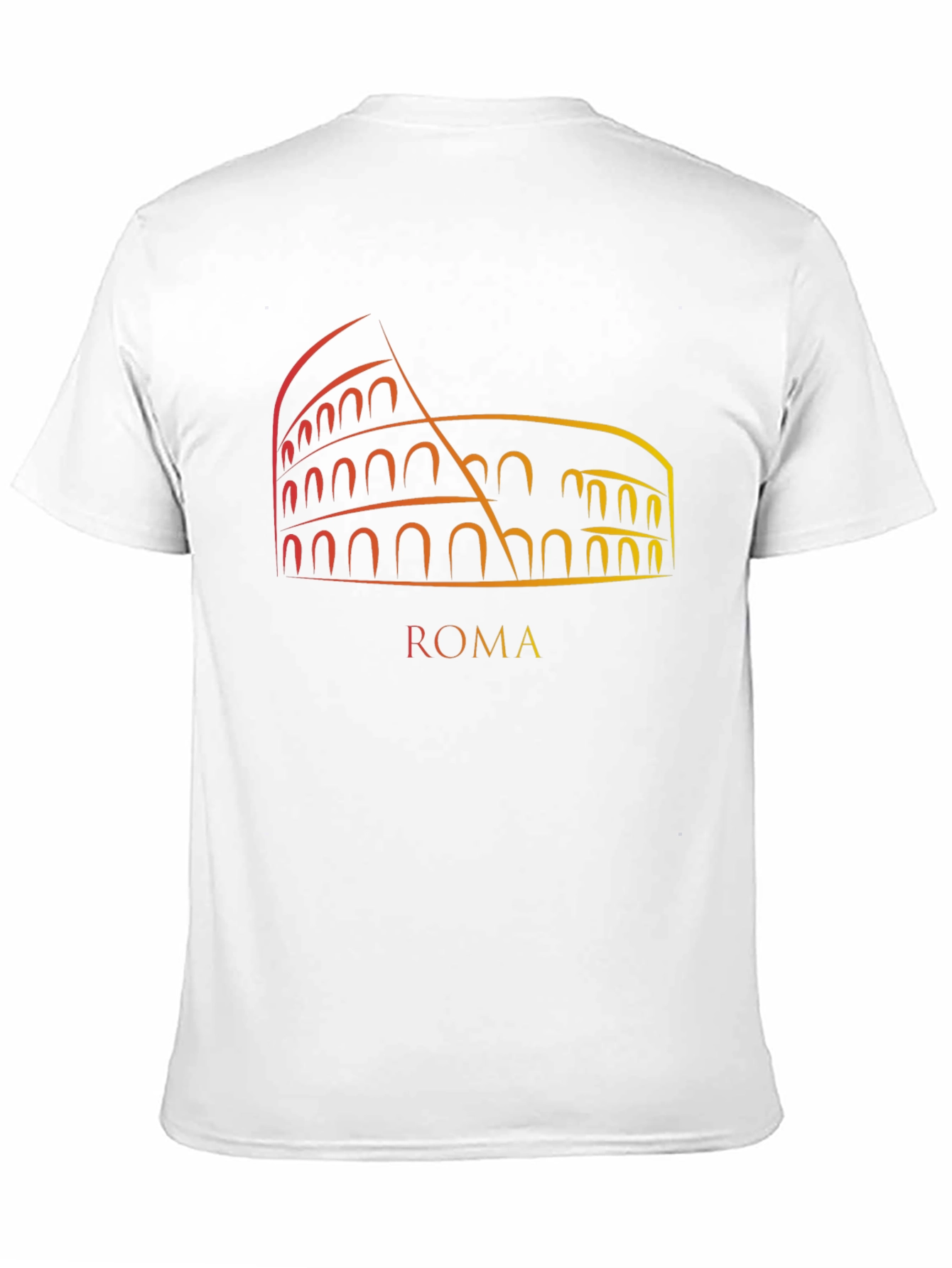 Roma Colosseum Graphic Tee - Mens Black T-Shirt
