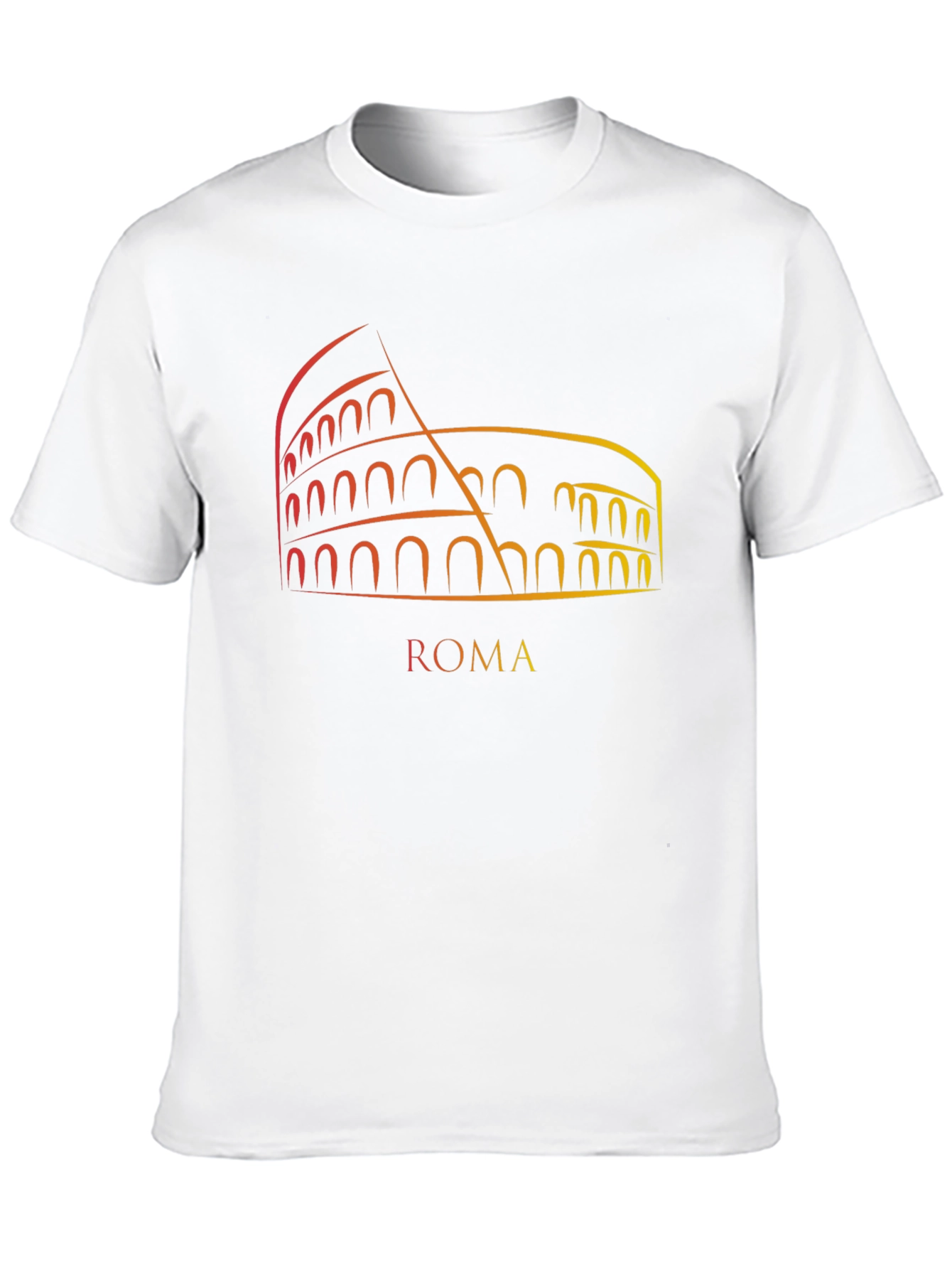 Roma Colosseum Graphic Tee - Mens Black T-Shirt
