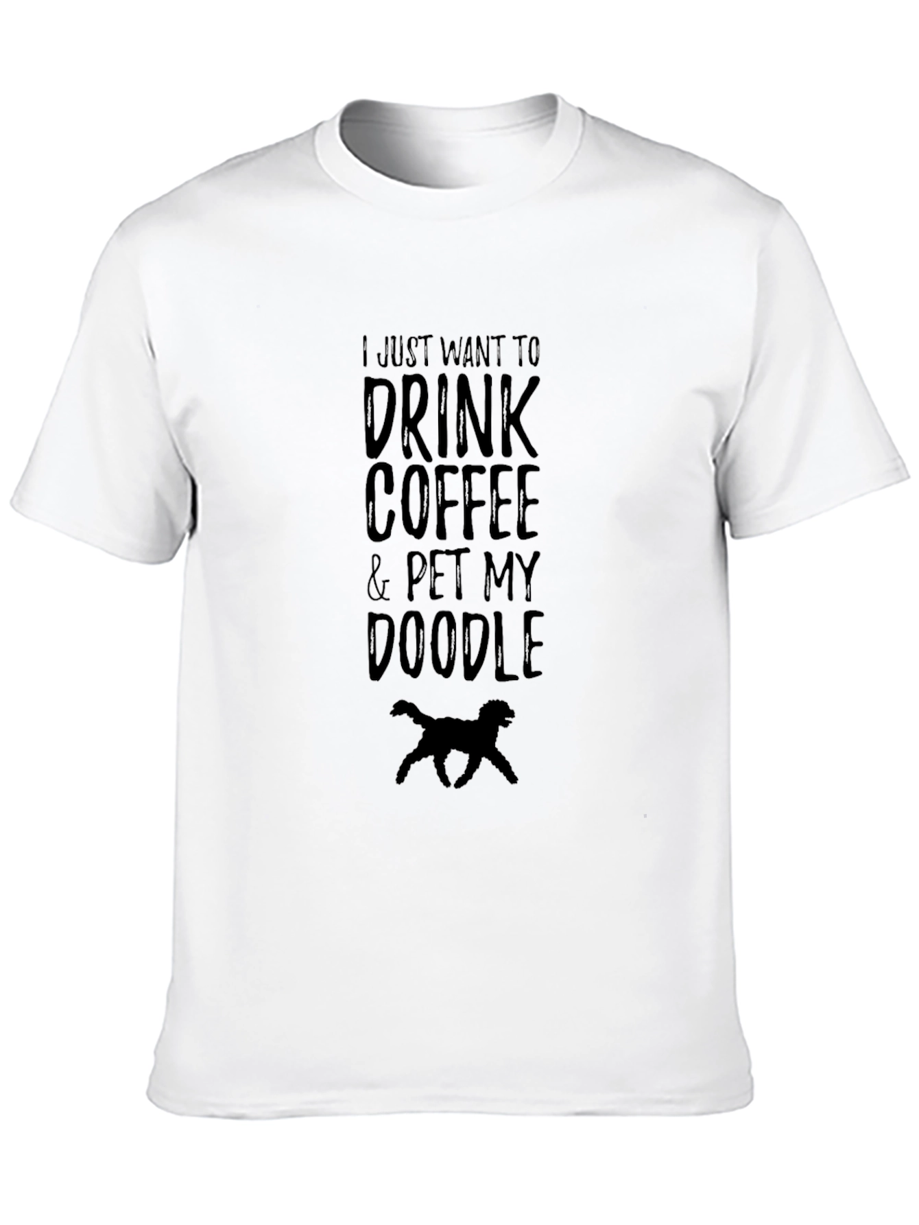 Coffee & Doodle T-Shirt - Black