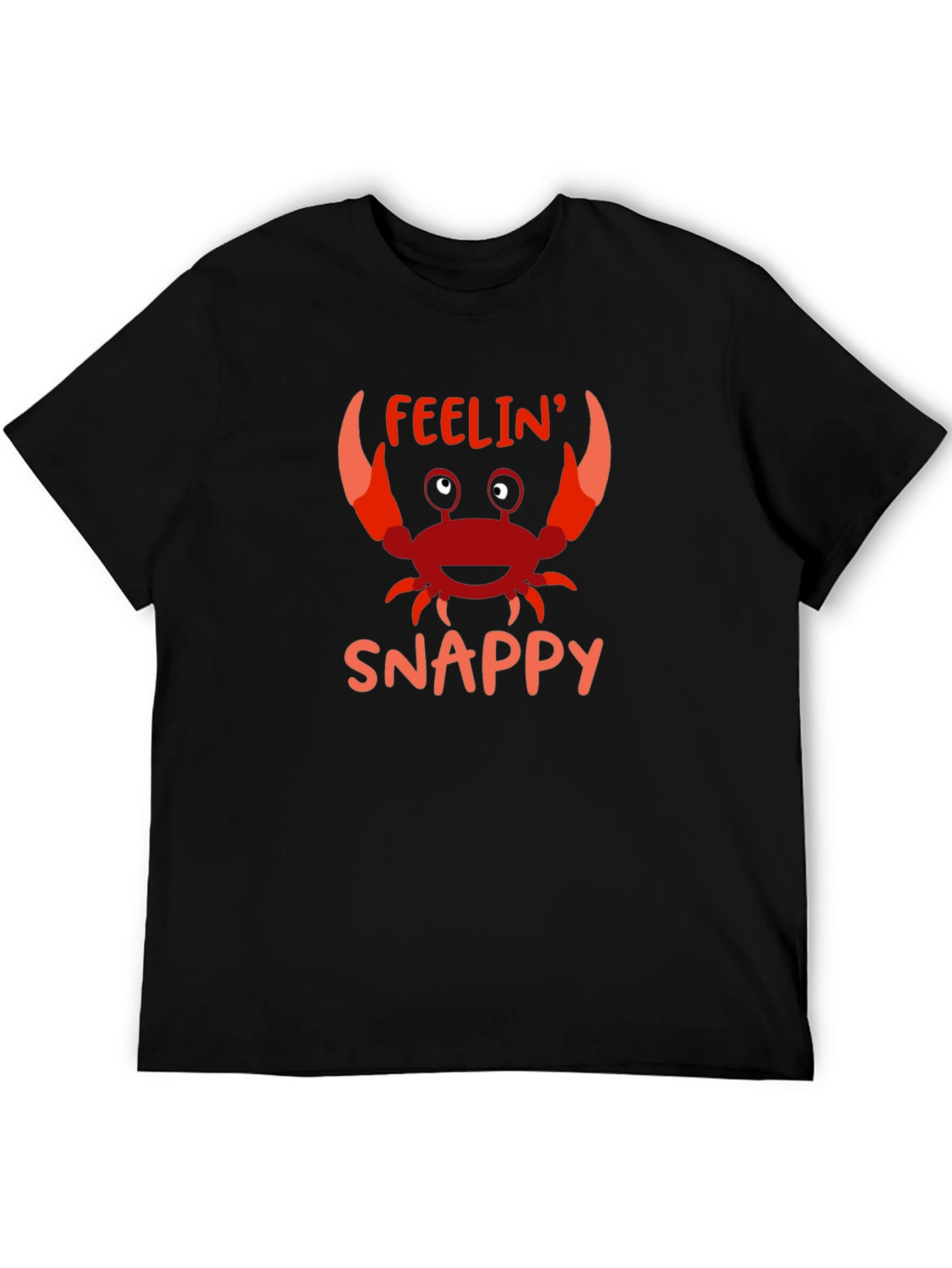 Feelin Snappy Graphic Tee - Mens Black Shirt