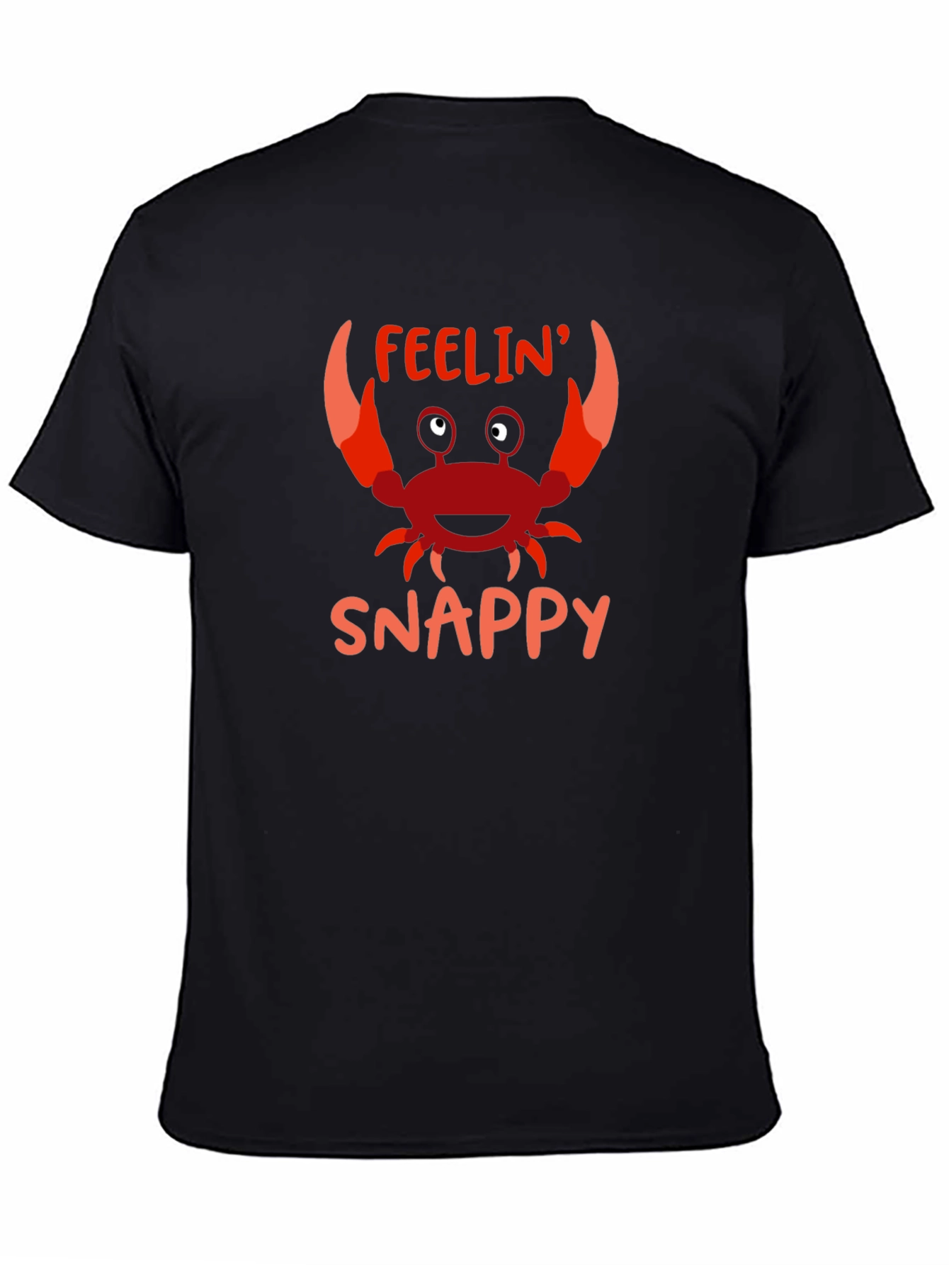 Feelin Snappy Graphic Tee - Mens Black Shirt