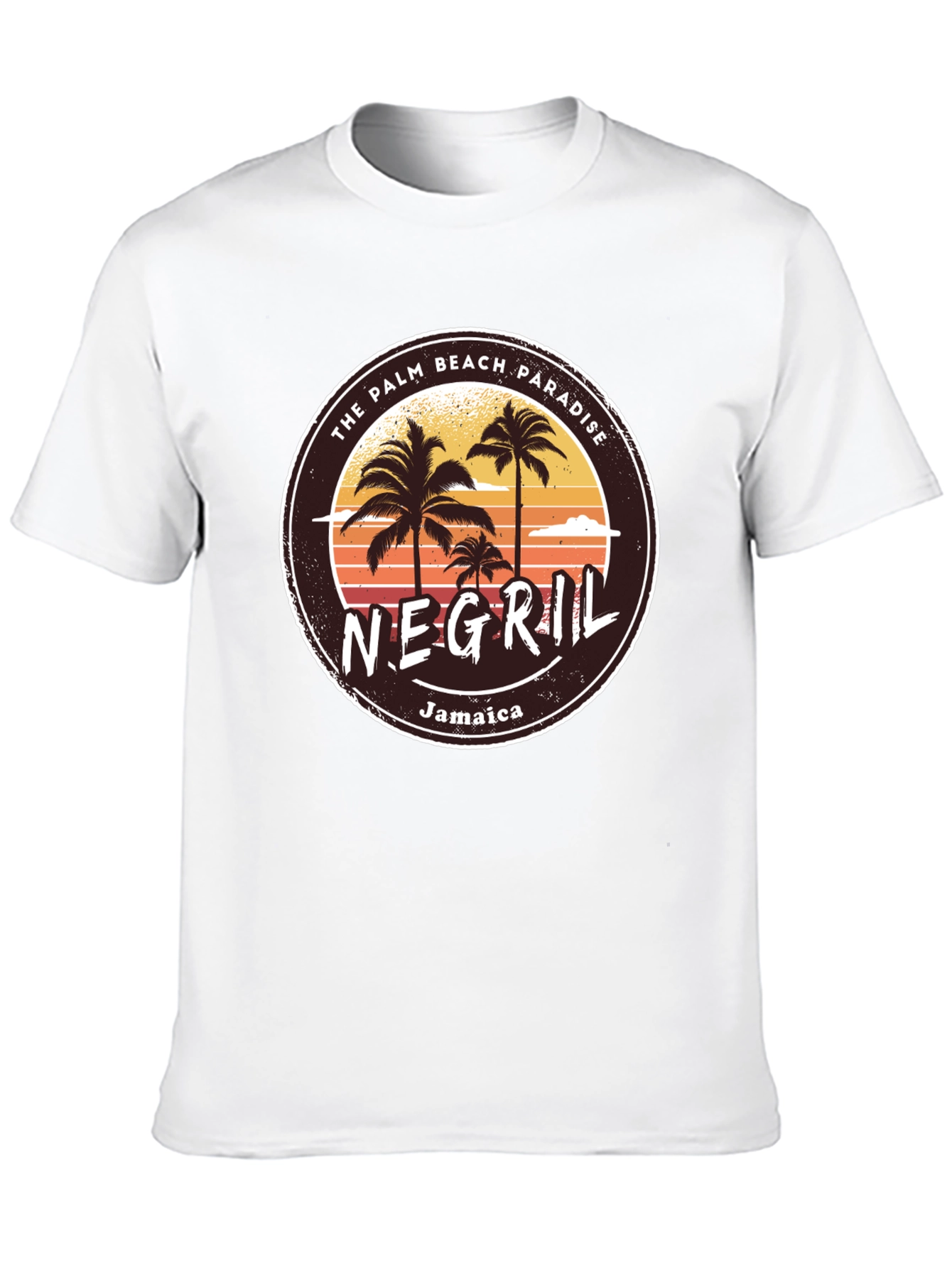 Negril Jamaica T-Shirt Palm Beach Paradise Graphic Tee