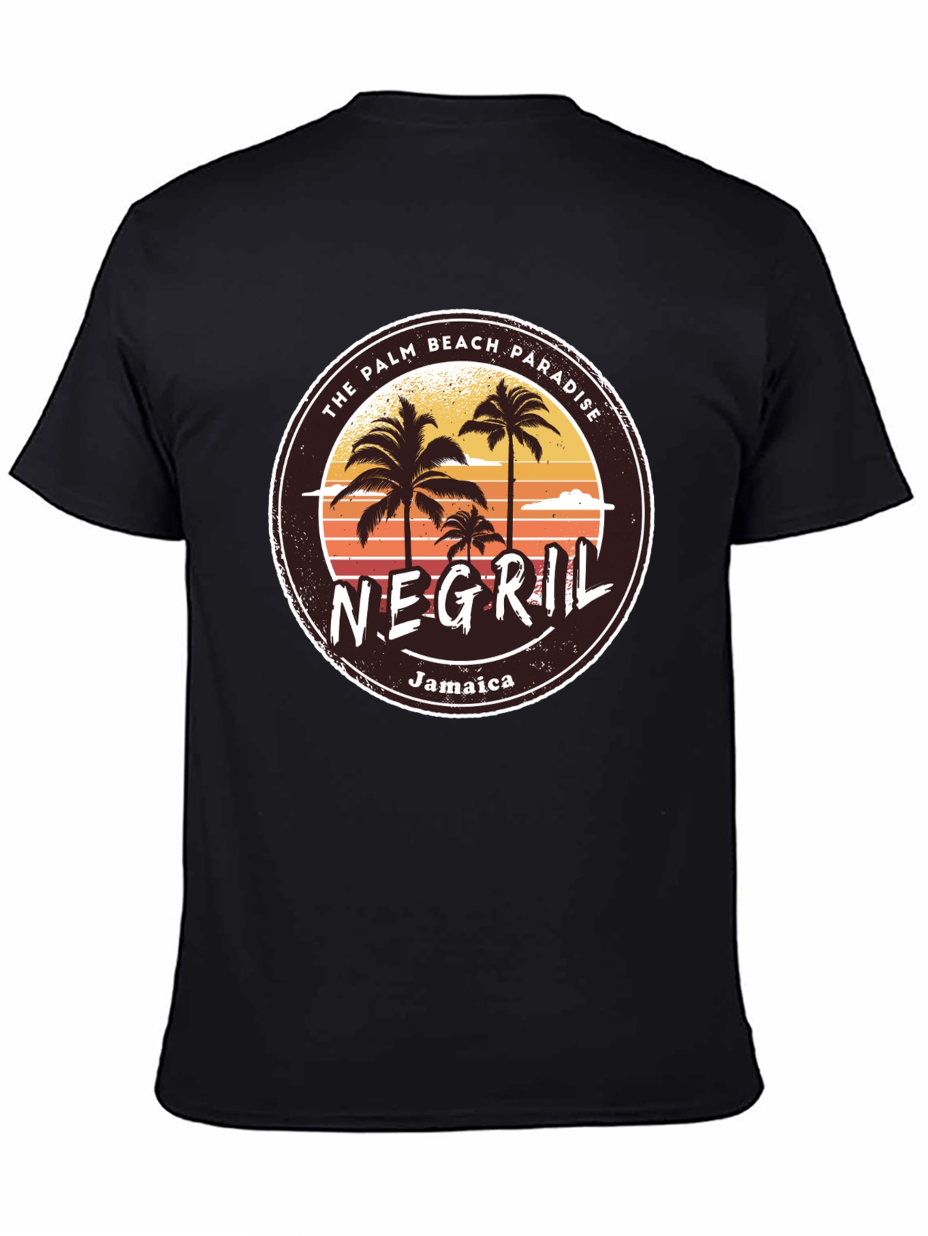 Negril Jamaica T-Shirt Palm Beach Paradise Graphic Tee