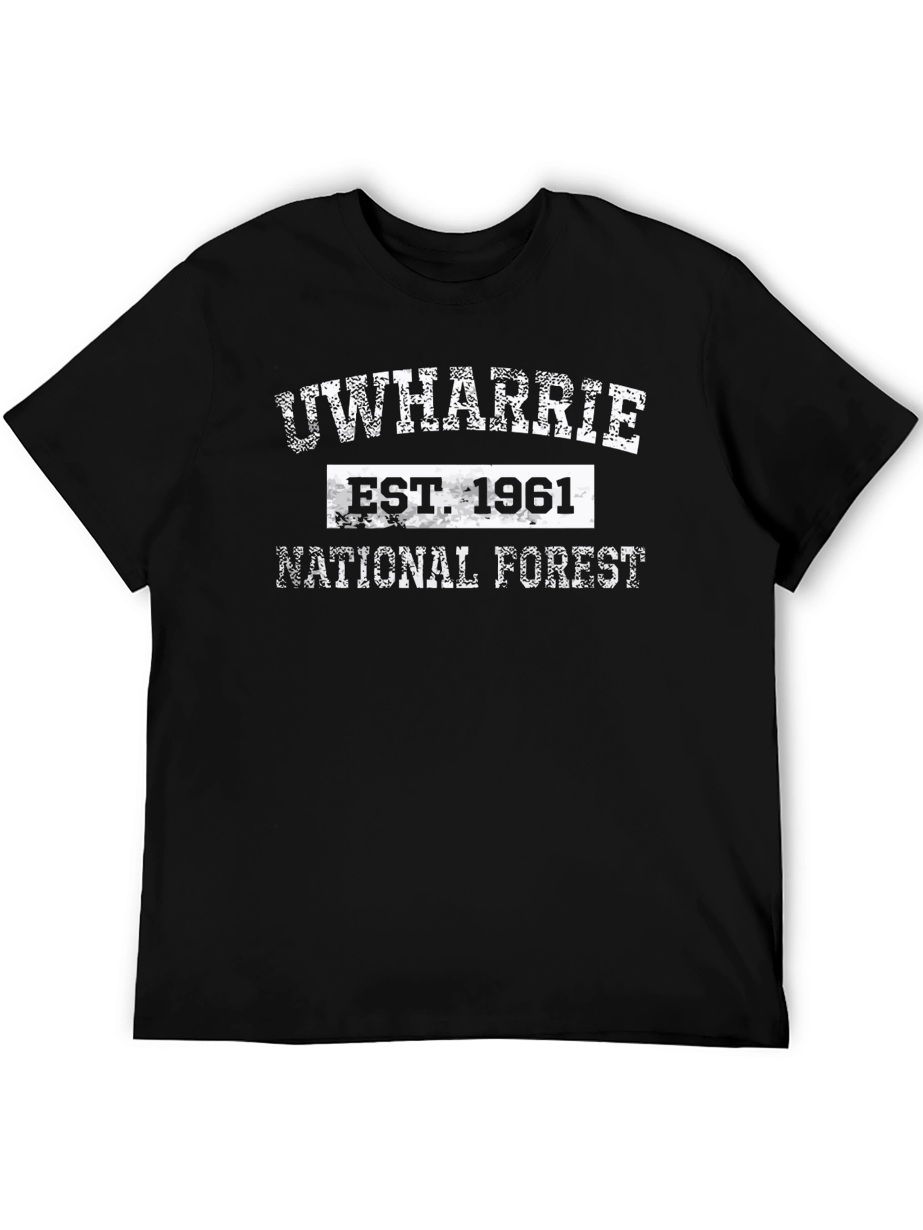 Uwharrie National Forest Est. 1961 Black T-Shirt
