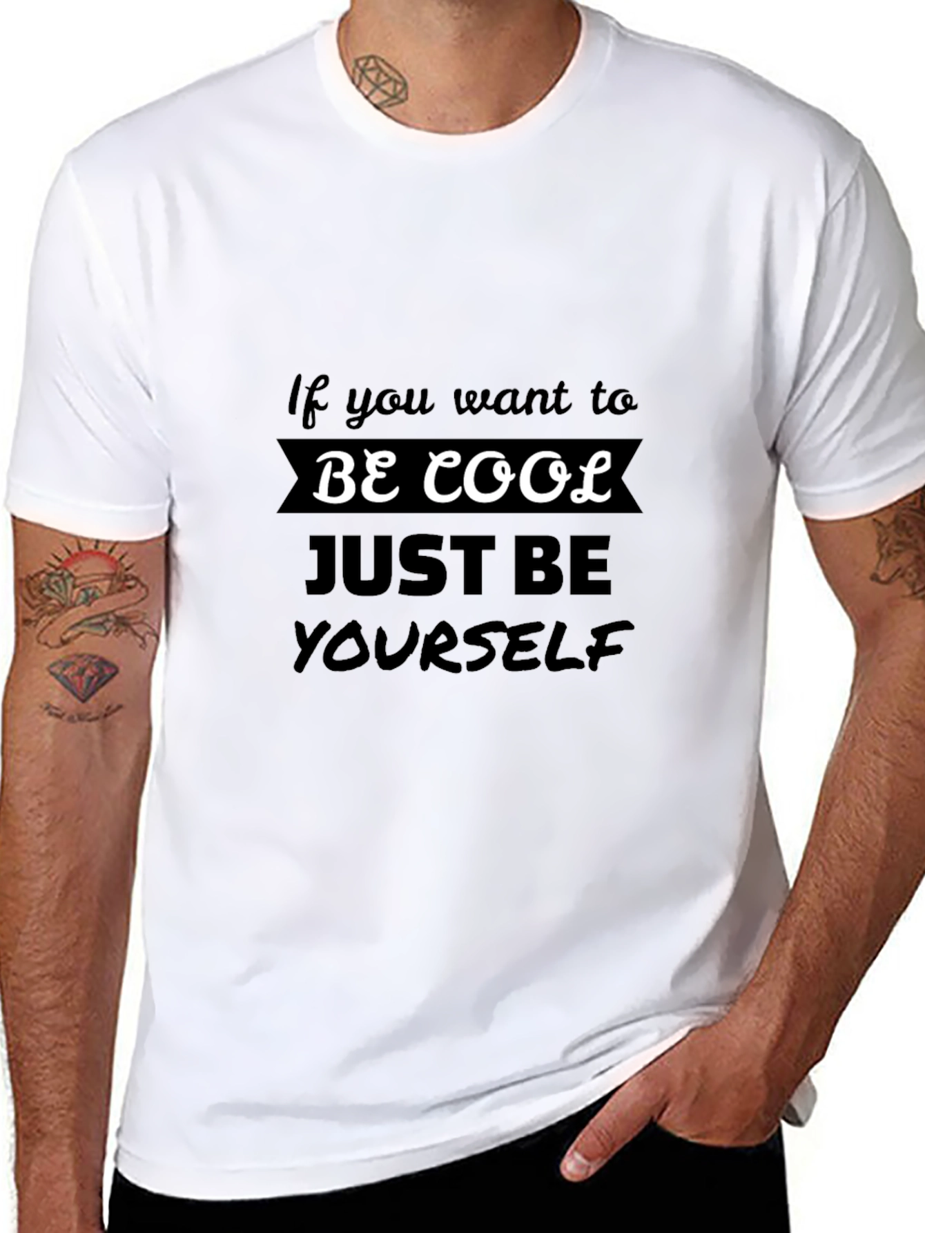 Be Cool Graphic Print Tee
