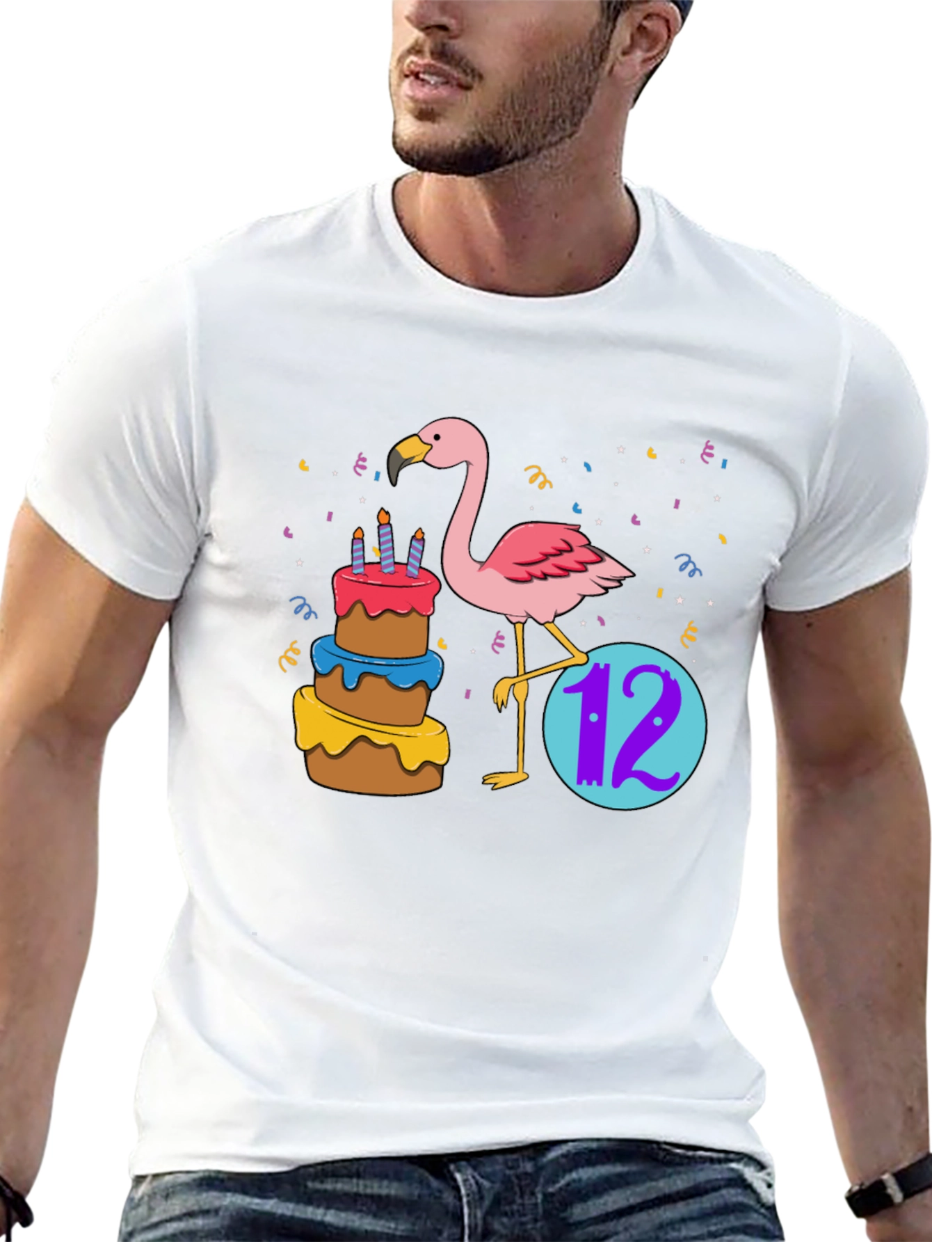 Flamingo 12th Birthday T-Shirt