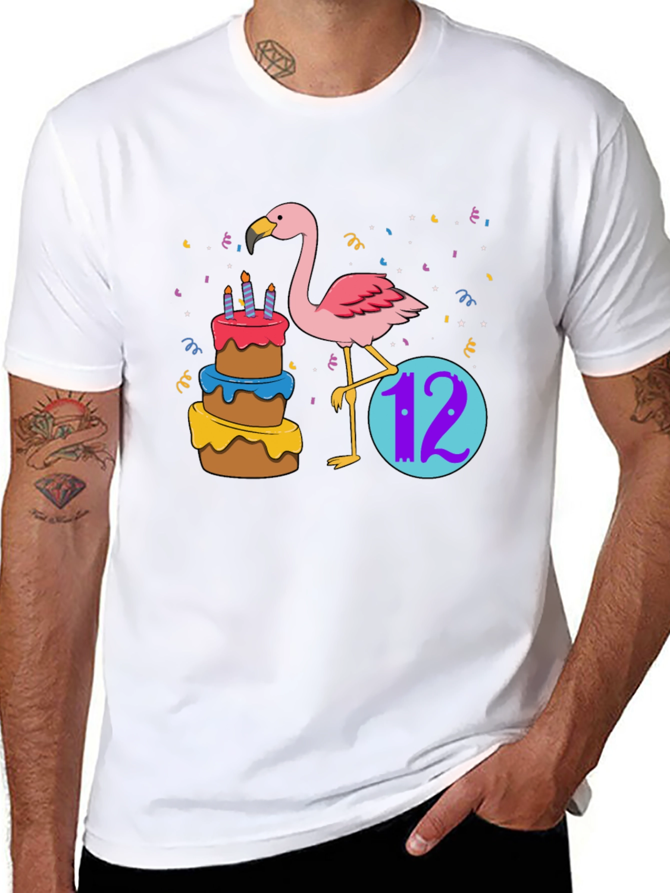 Flamingo 12th Birthday T-Shirt