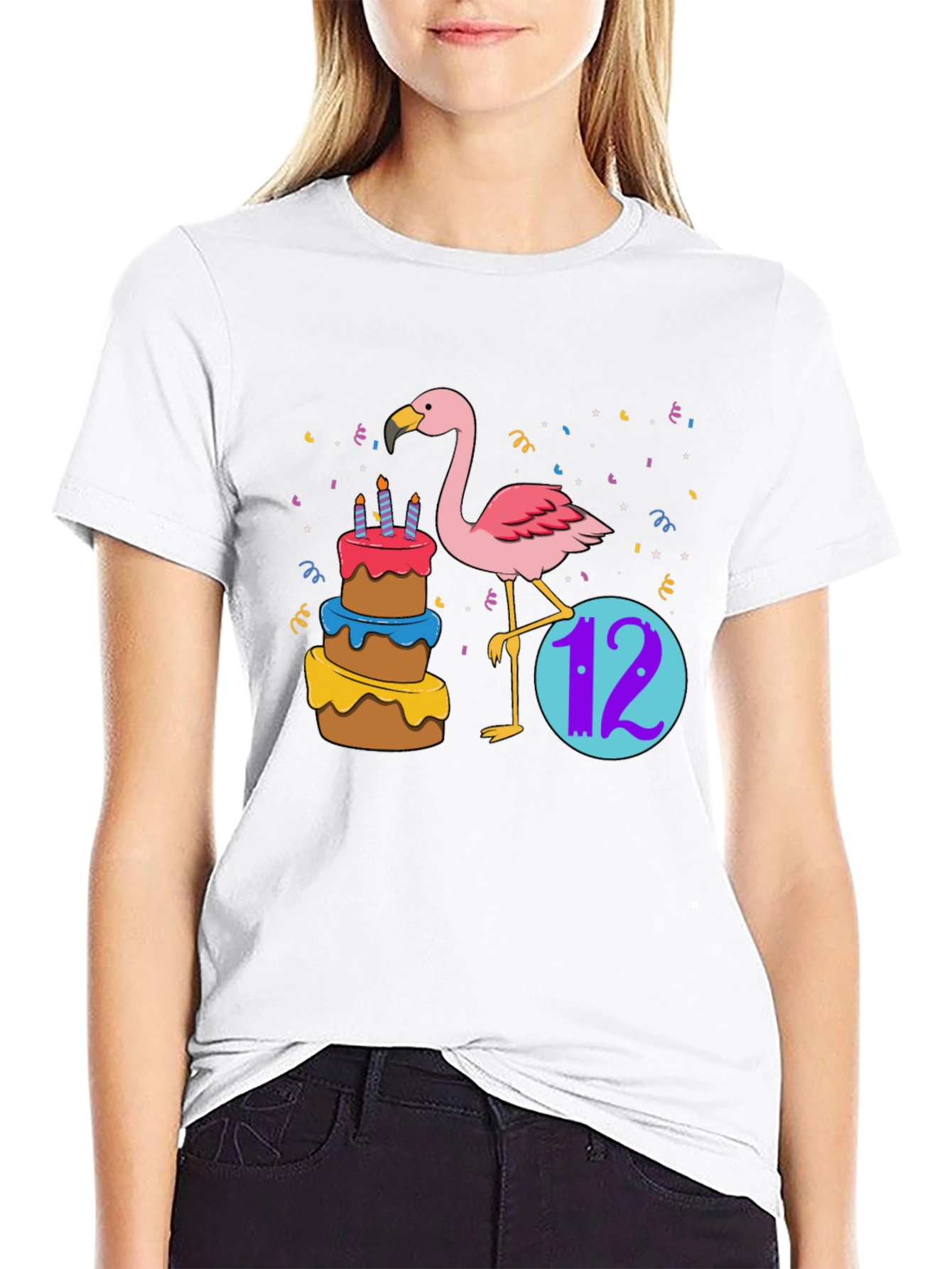 Flamingo 12th Birthday T-Shirt