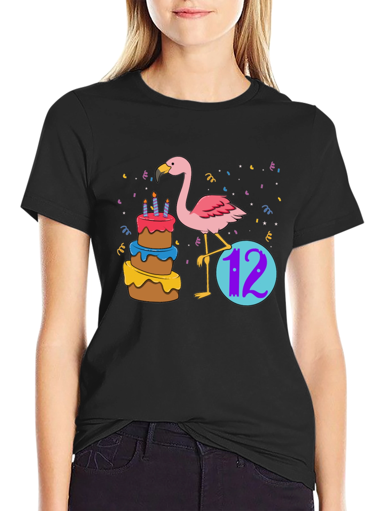 Flamingo 12th Birthday T-Shirt