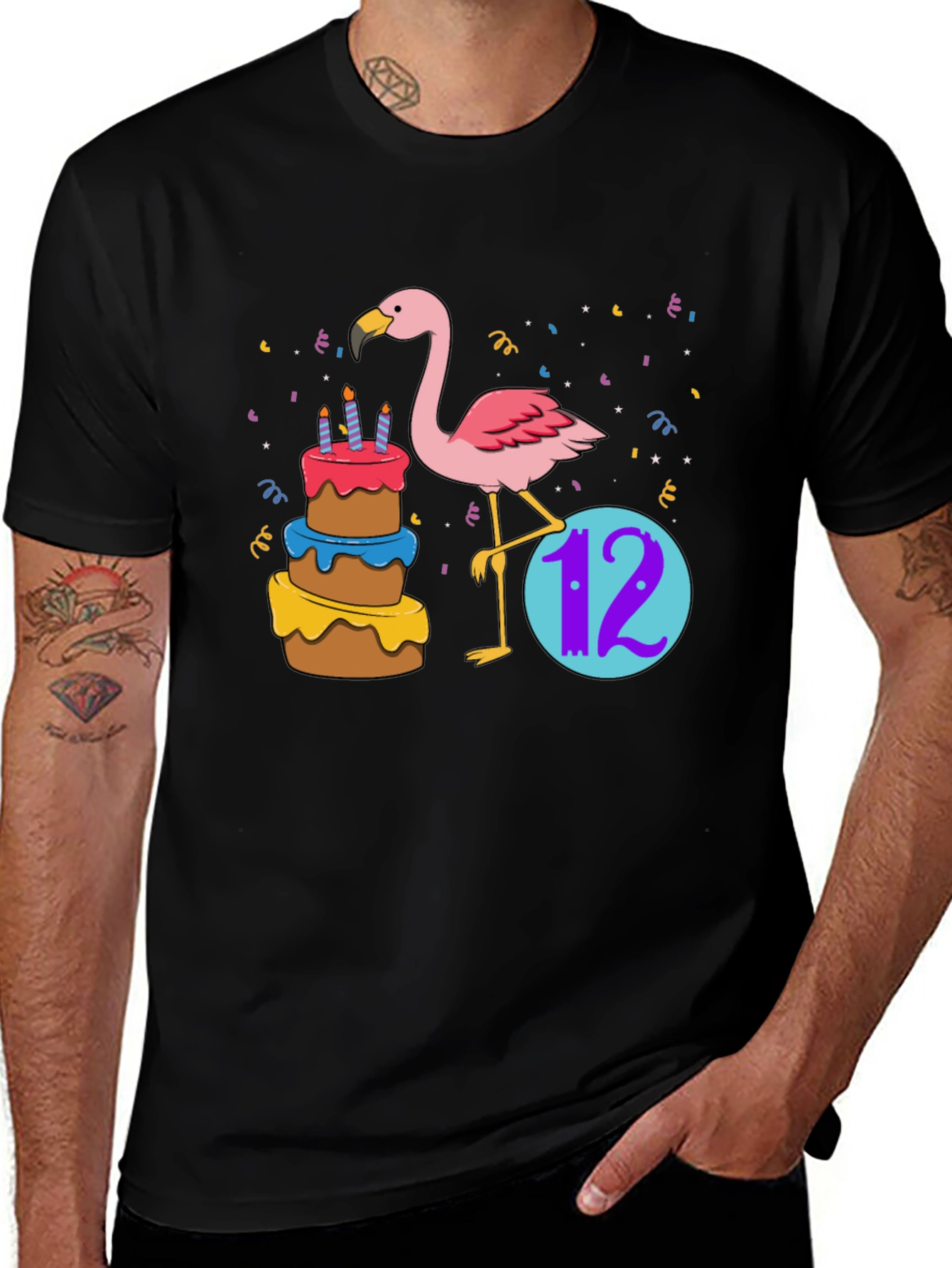 Flamingo 12th Birthday T-Shirt