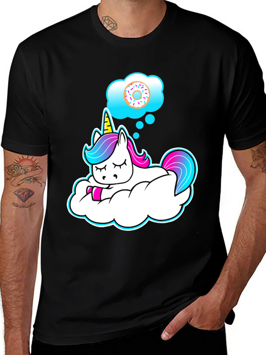 Unicorn Dreams T-Shirt - Cute Donut Fantasy Tee