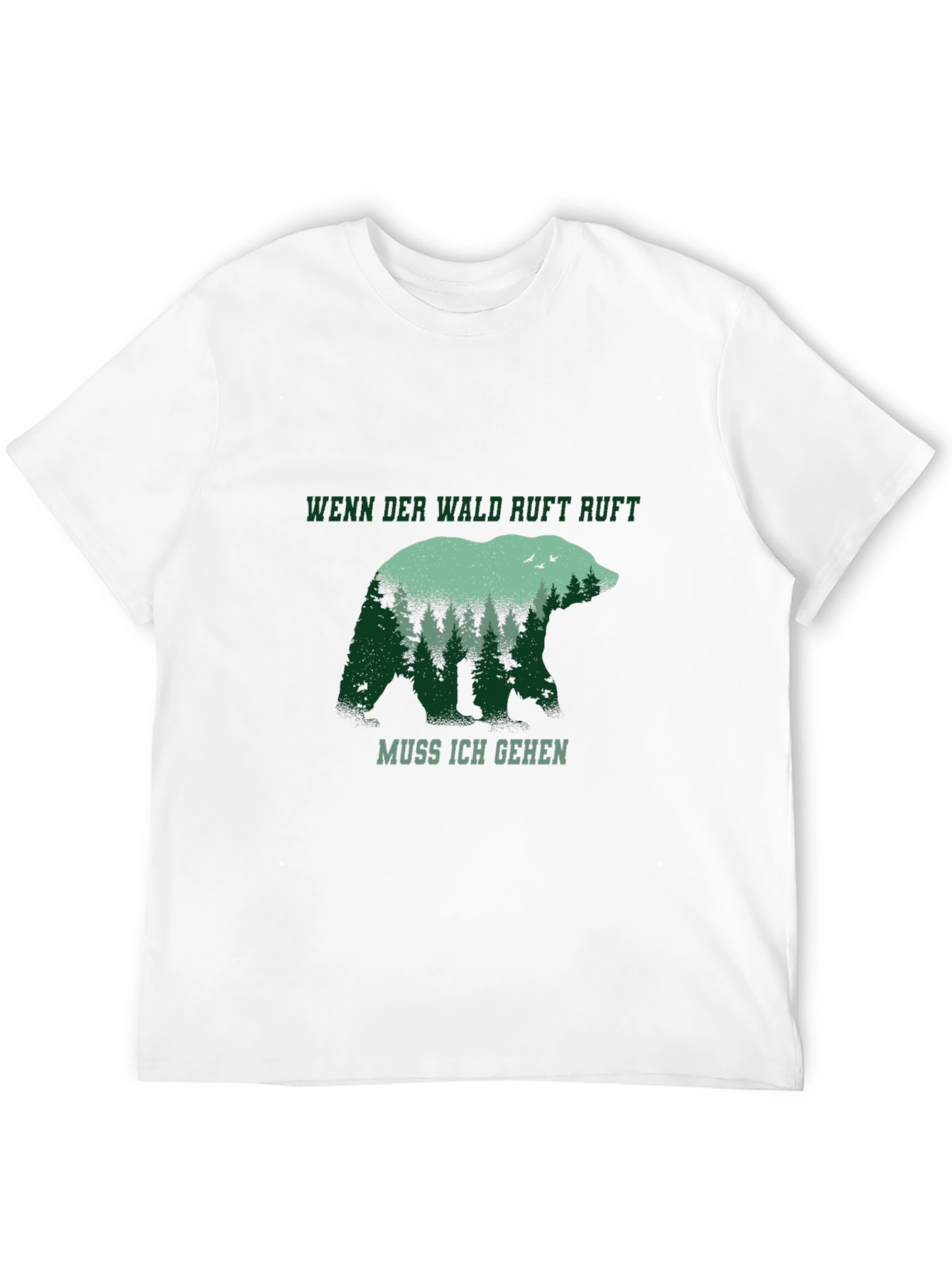 Wenn Der Wald Ruft Bear T-Shirt