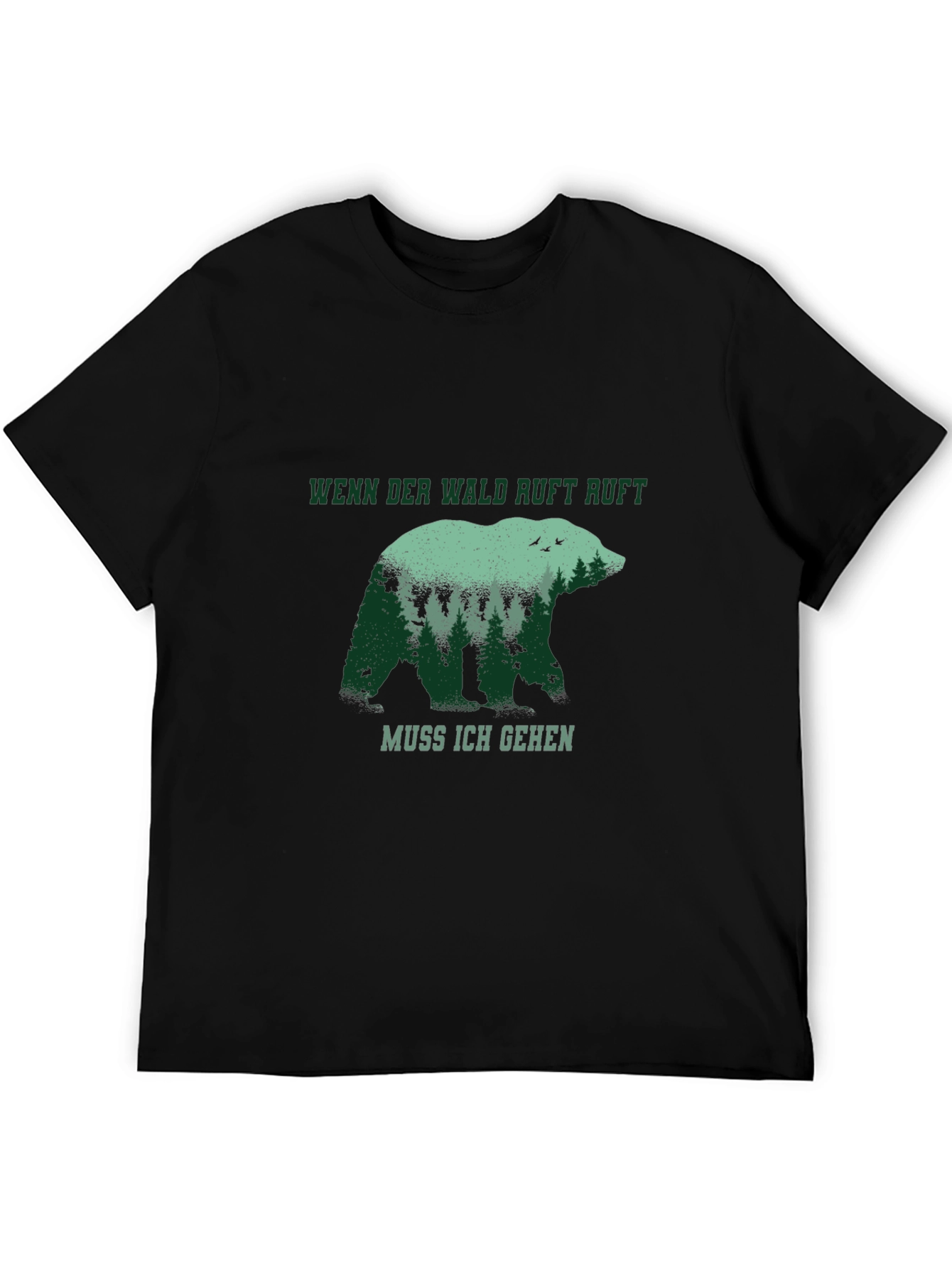 Wenn Der Wald Ruft Bear T-Shirt