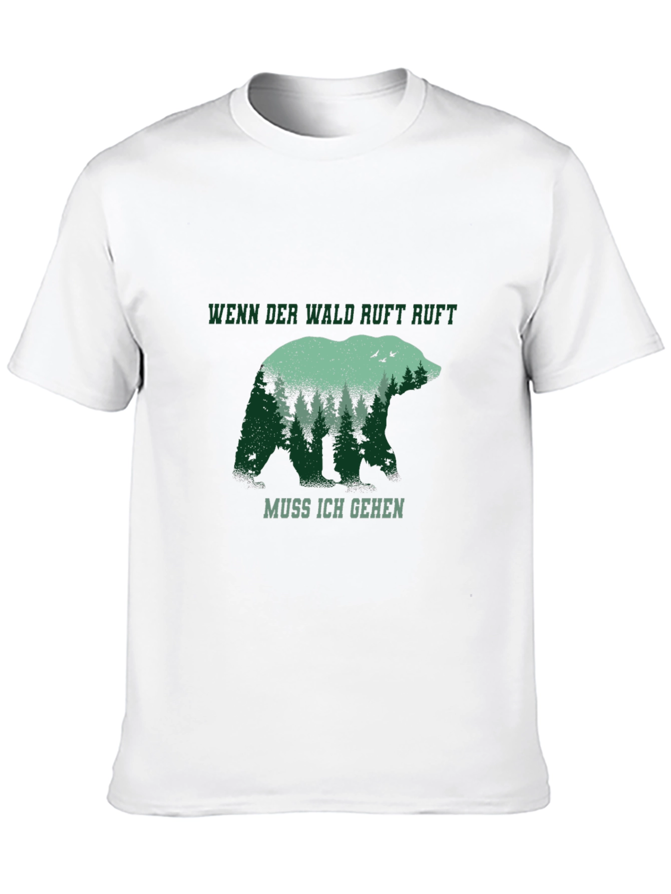 Wenn Der Wald Ruft Bear T-Shirt