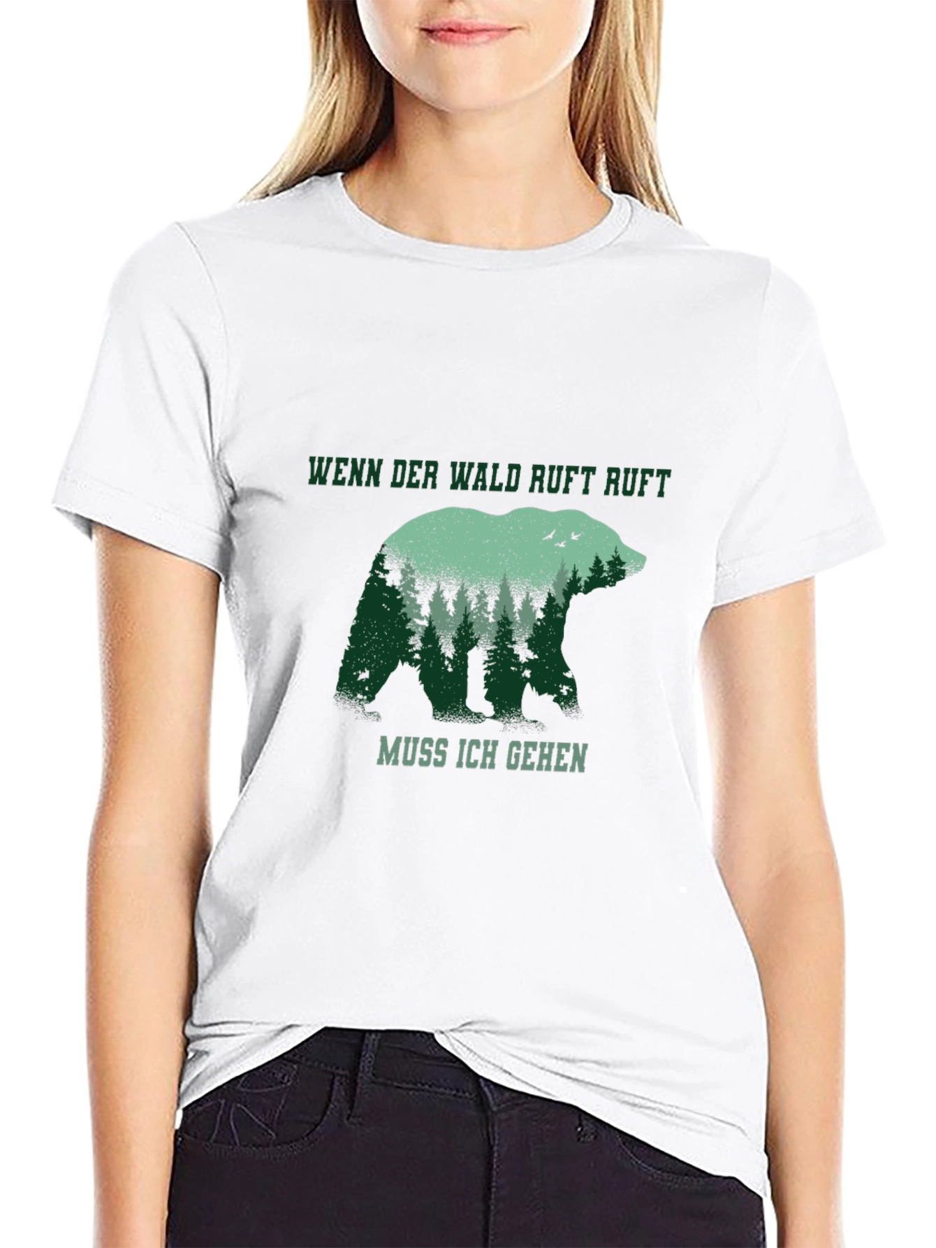 Wenn Der Wald Ruft Bear T-Shirt