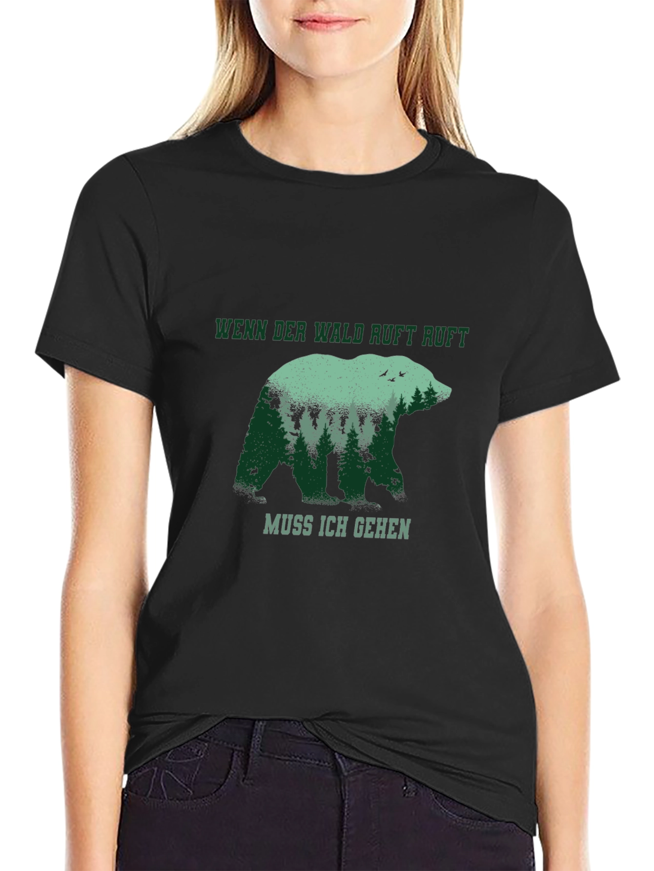 Wenn Der Wald Ruft Bear T-Shirt