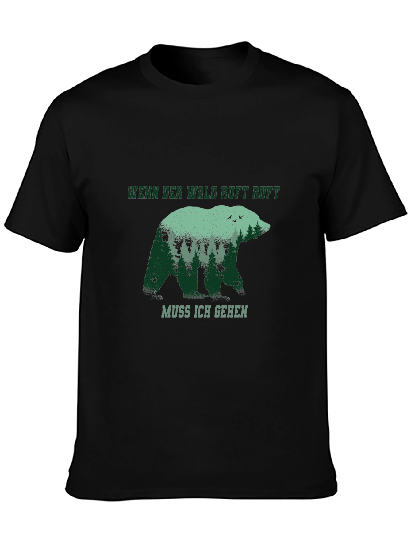 Wenn Der Wald Ruft Bear T-Shirt