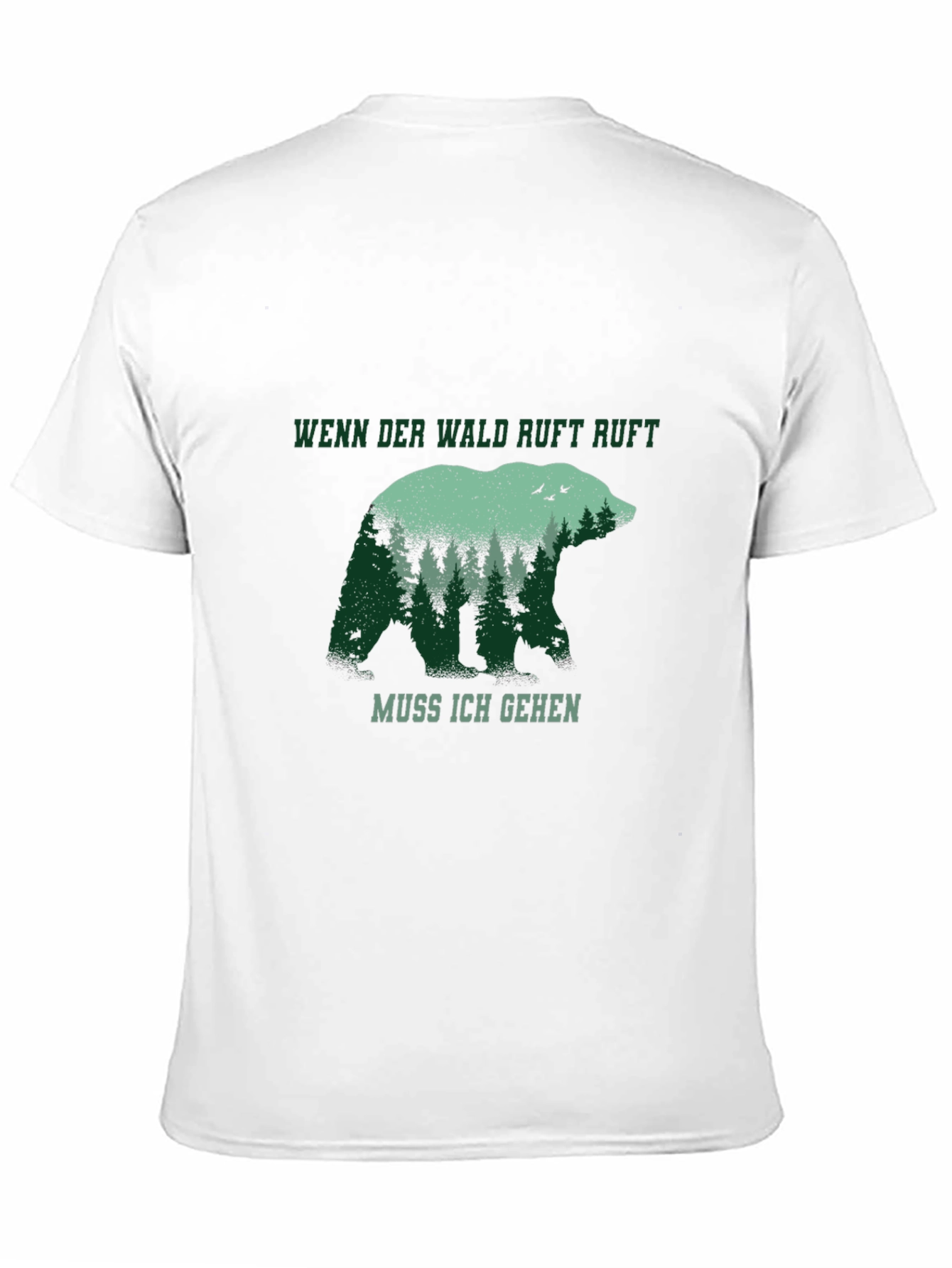 Wenn Der Wald Ruft Bear T-Shirt