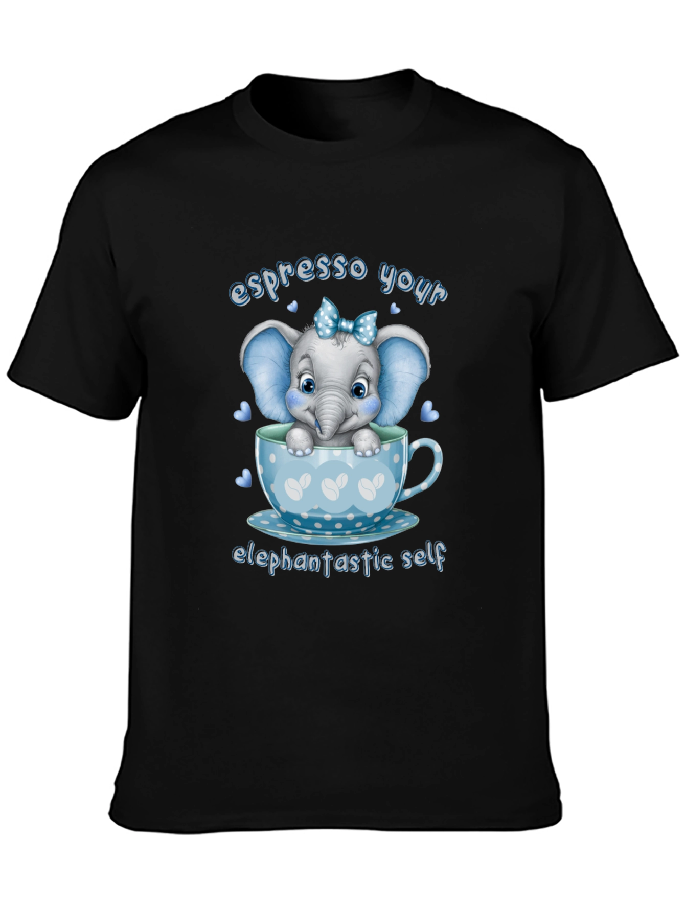 Espresso Your Elefantastic Self Graphic T-Shirt