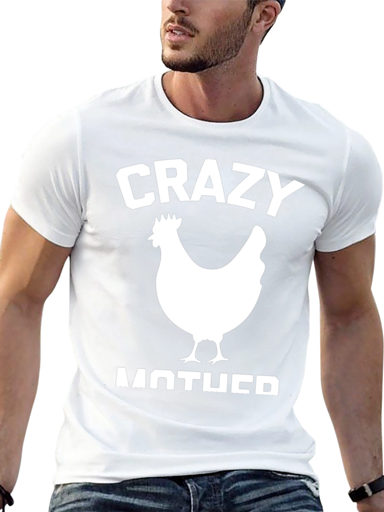 Crazy Chicken Mother T-Shirt - Funny Animal Tee