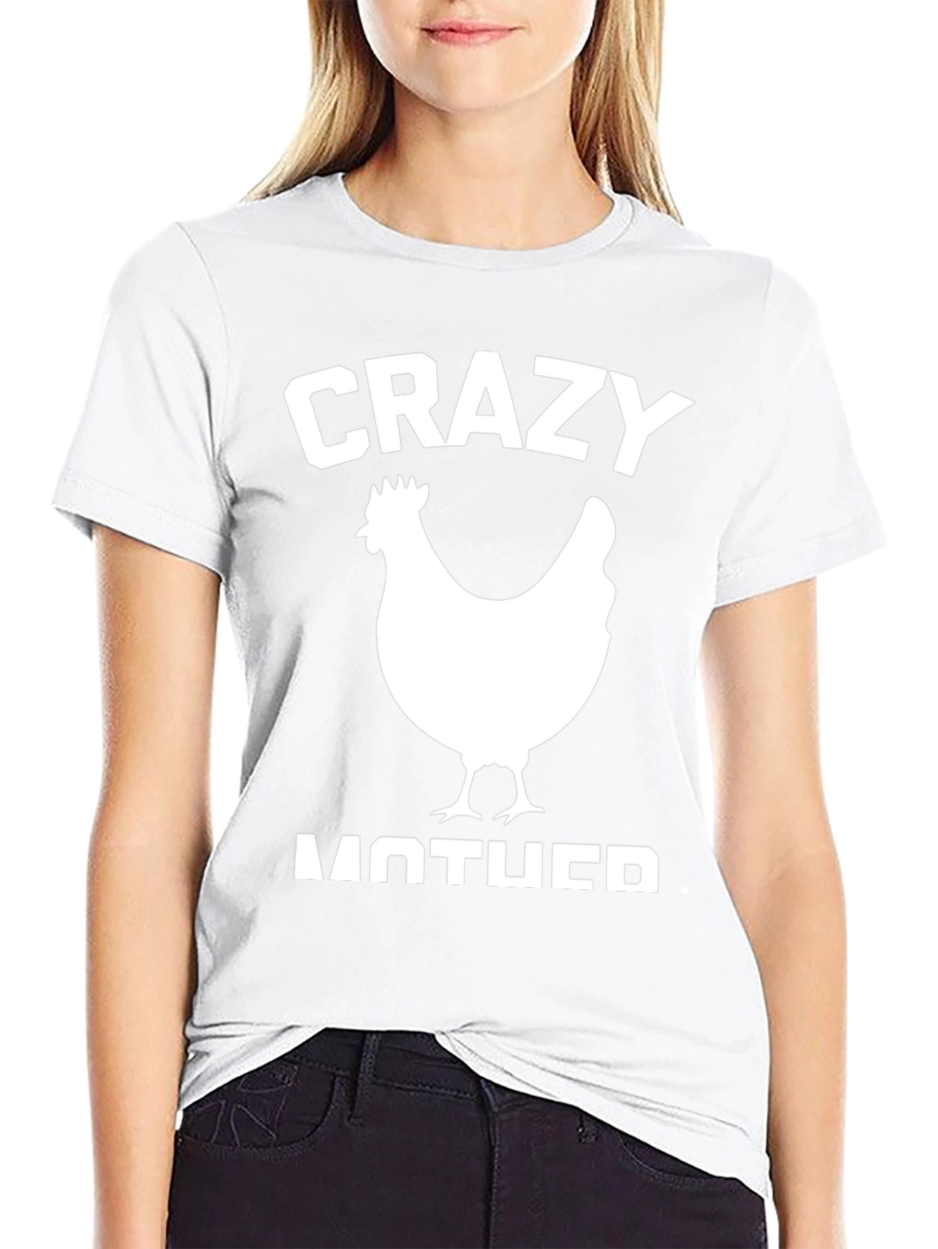 Crazy Chicken Mother T-Shirt - Funny Animal Tee
