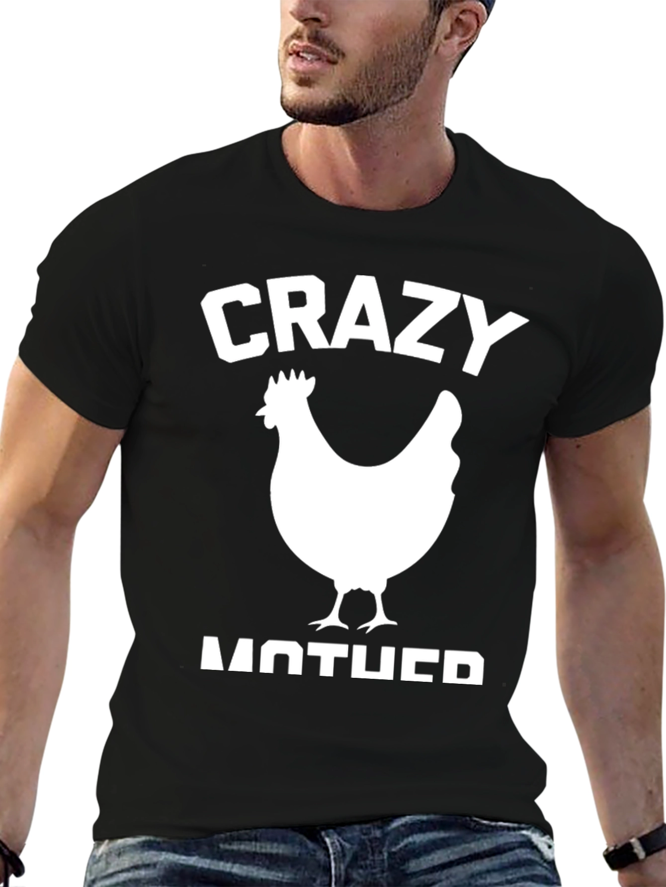 Crazy Chicken Mother T-Shirt - Funny Animal Tee