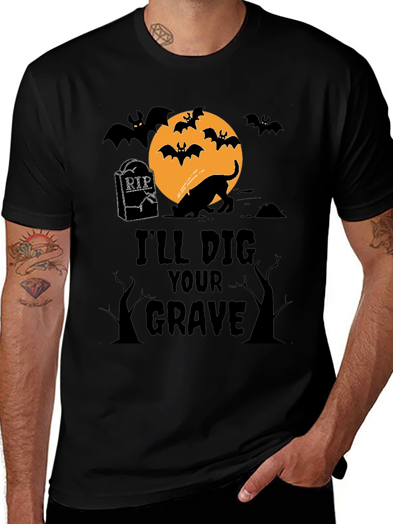 Ill Dig Your Grave Halloween T-Shirt