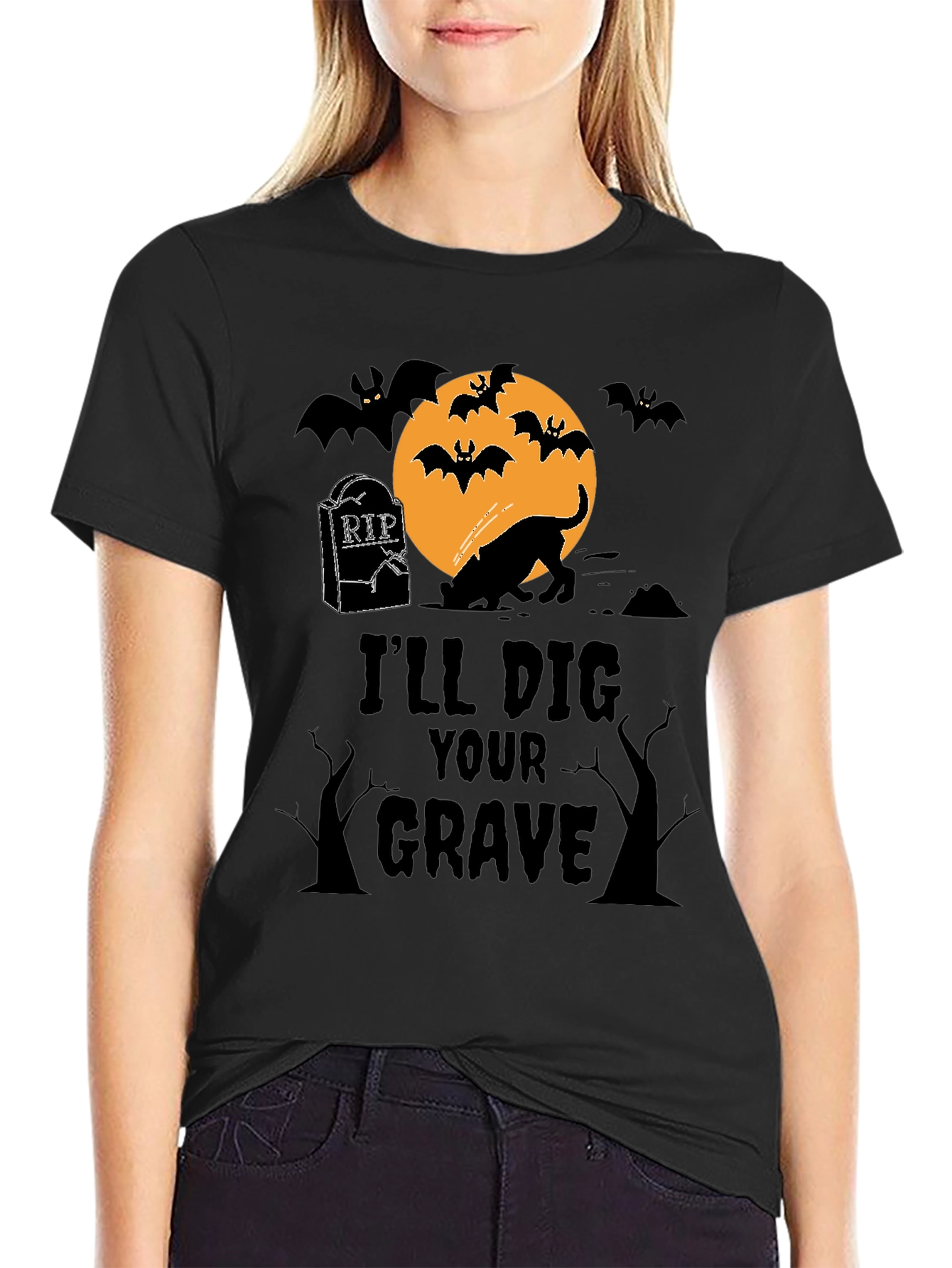 Ill Dig Your Grave Halloween T-Shirt