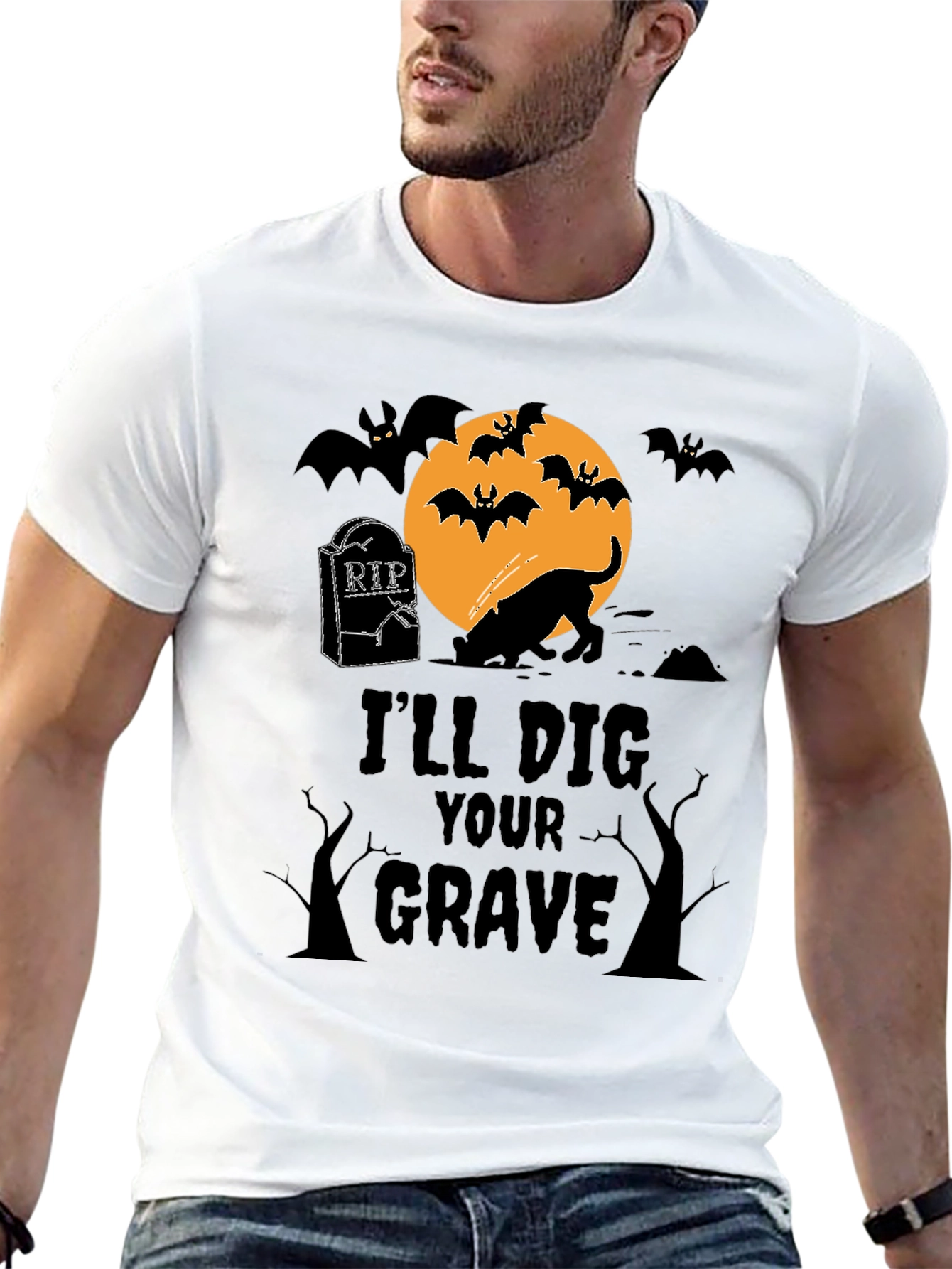 Ill Dig Your Grave Halloween T-Shirt