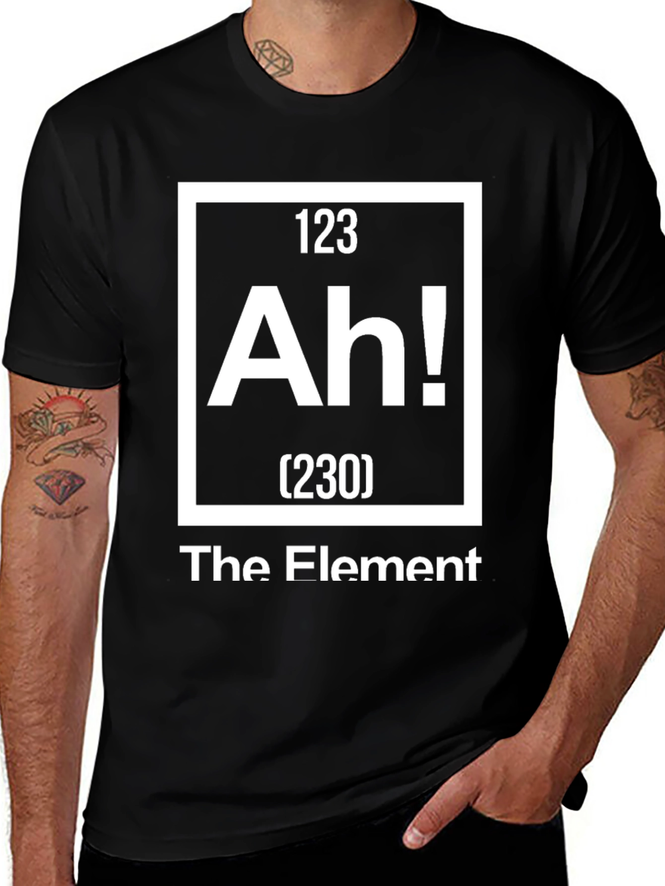 Ah! The Element Funny T-Shirt - Science Humor