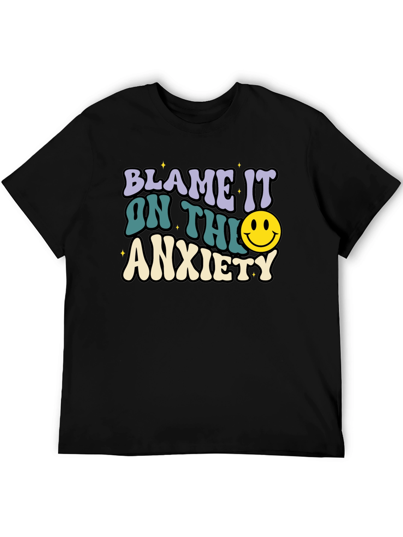 Blame It On Anxiety T-Shirt Retro Style