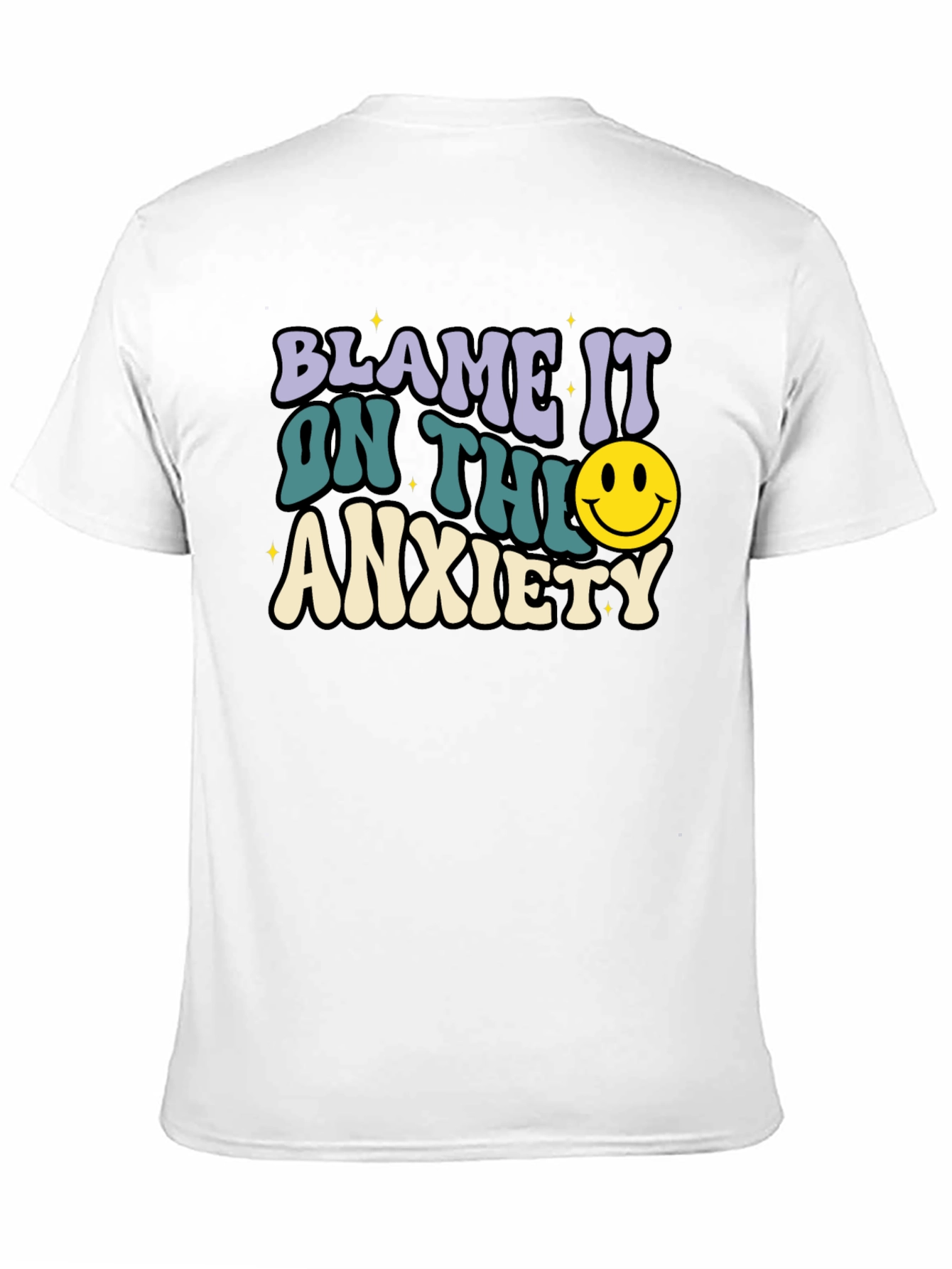 Blame It On Anxiety T-Shirt Retro Style