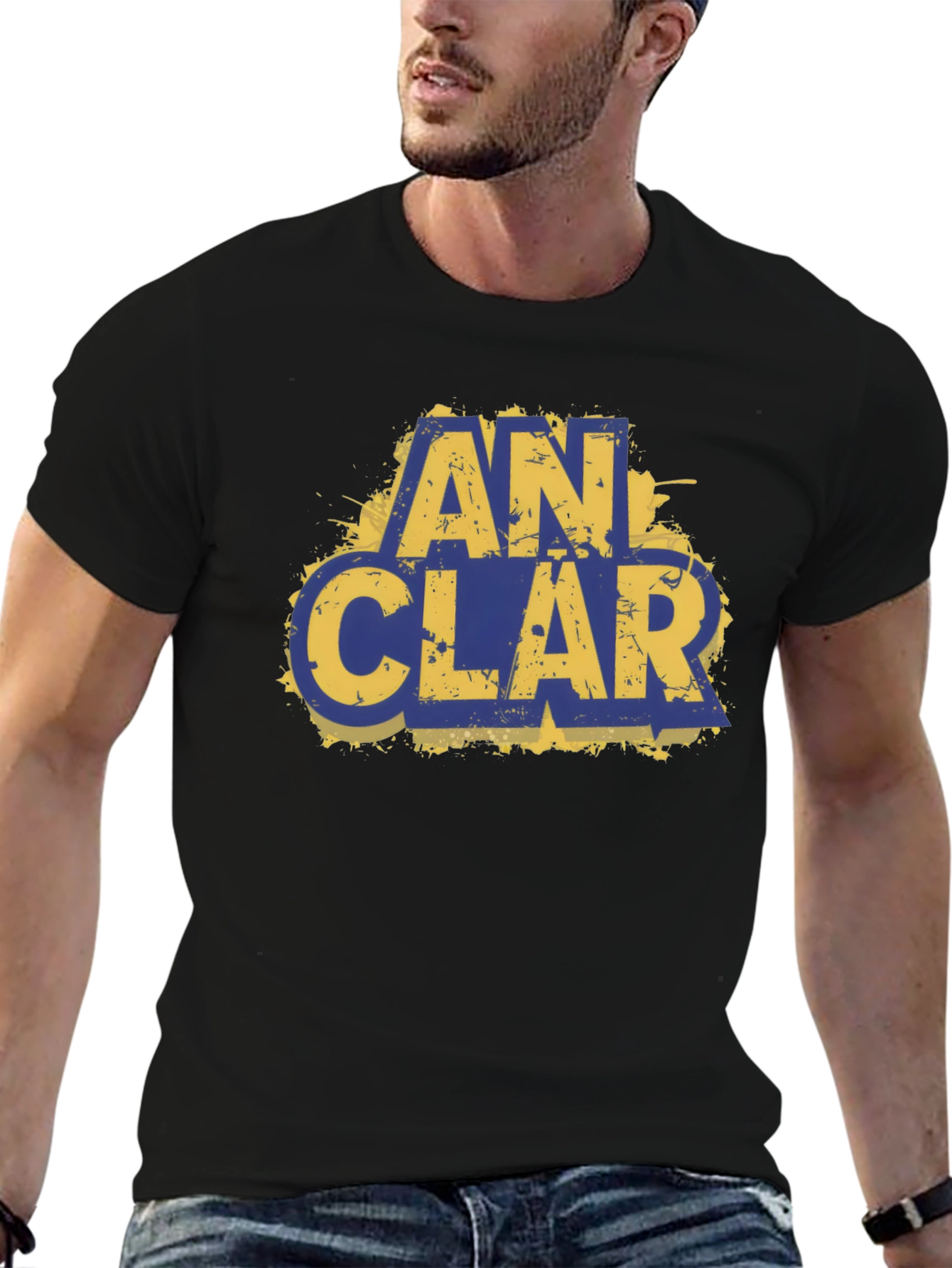 An Clar Graphic Tee - Black