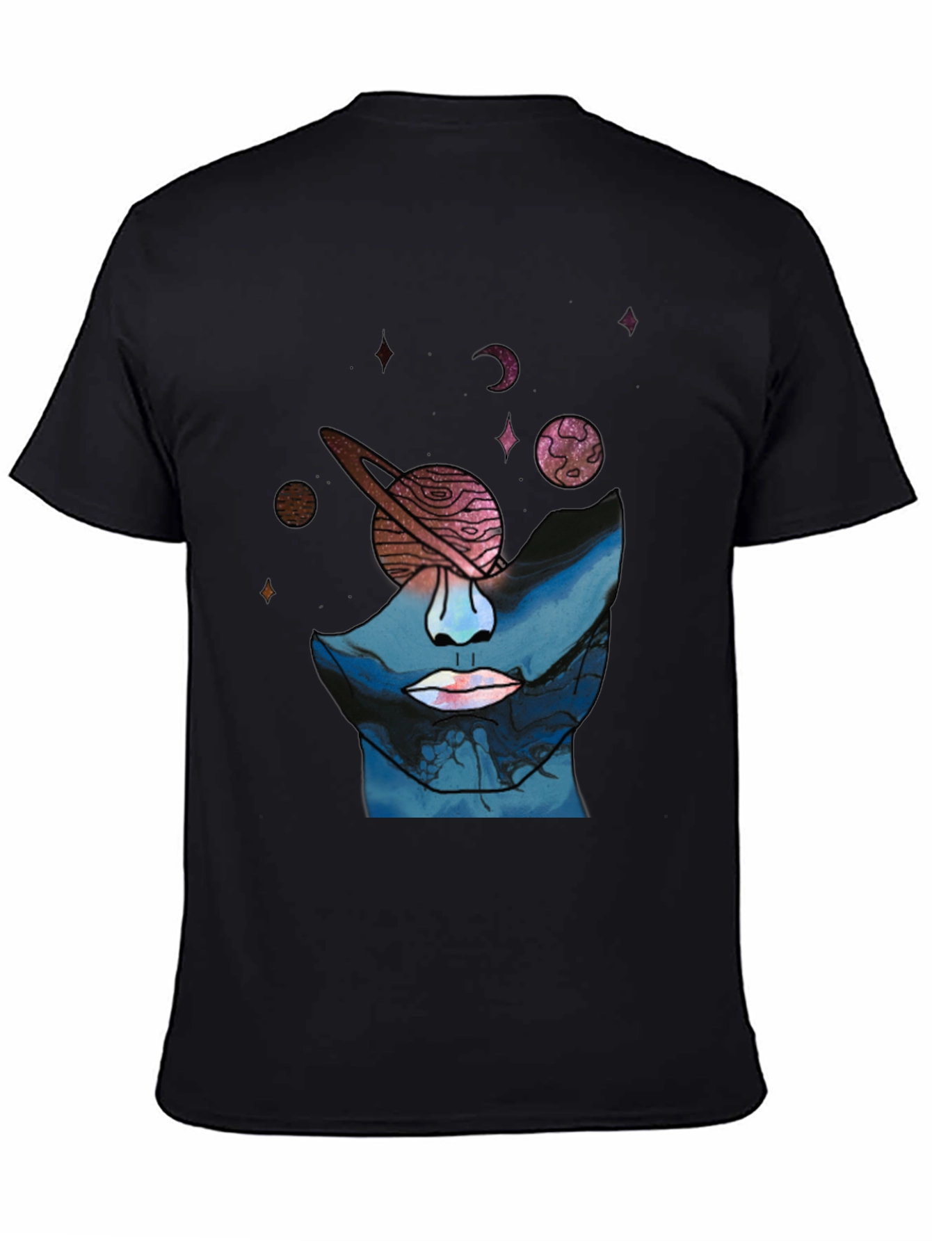 Cosmic Mind Graphic T-Shirt - Unique Universe Design