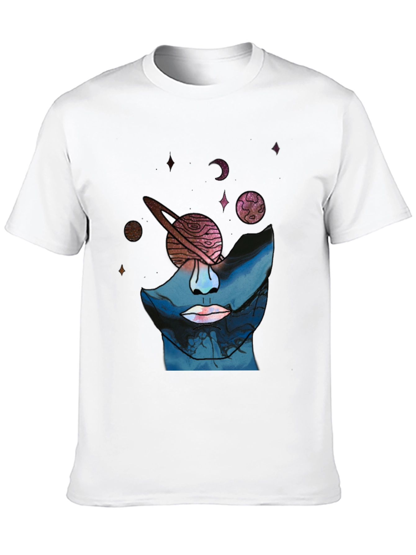 Cosmic Mind Graphic T-Shirt - Unique Universe Design