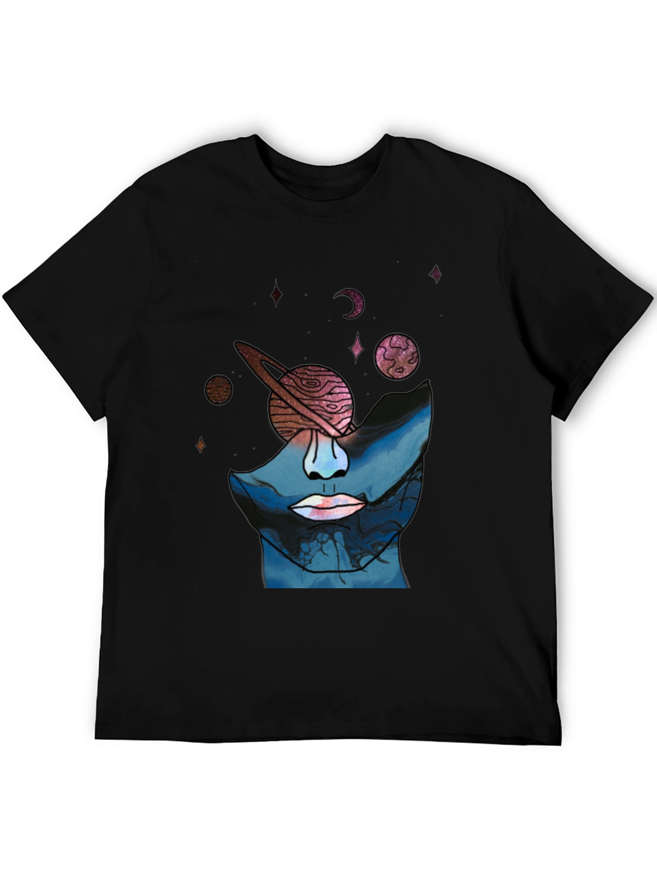 Cosmic Mind Graphic T-Shirt - Unique Universe Design