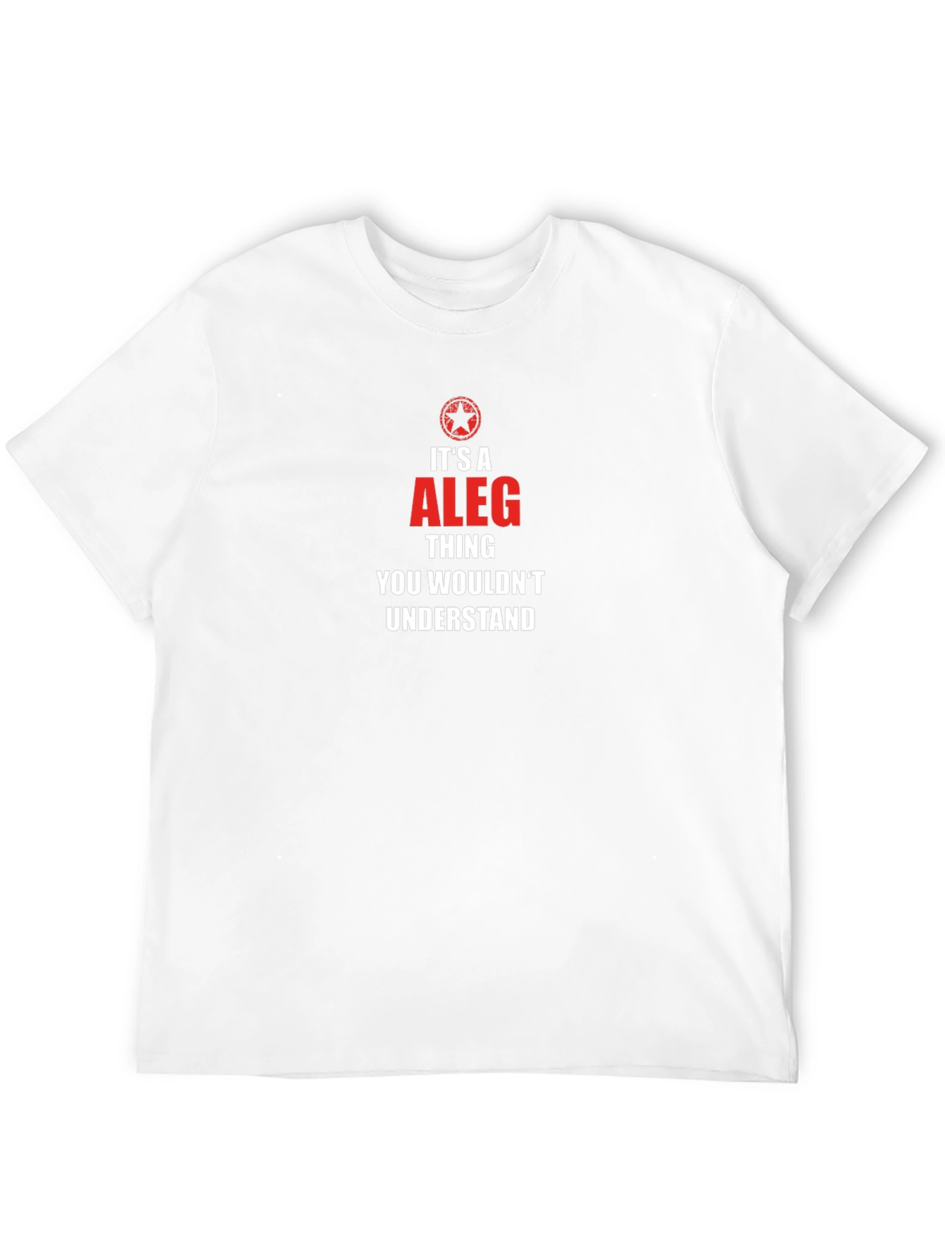 Its a Aleg Thing T-Shirt - Black Cotton Tee