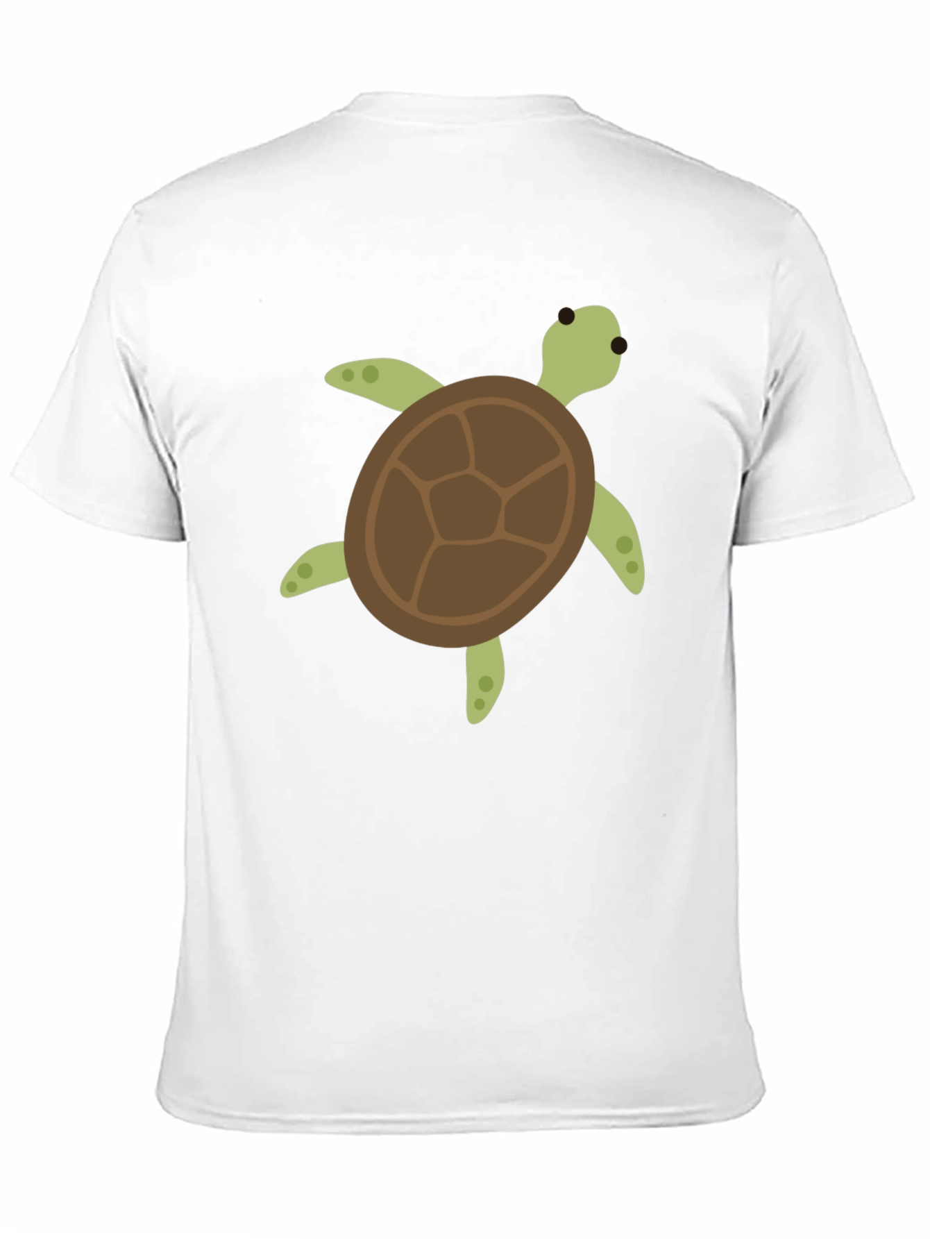 Turtle Graphic Tee - Casual Black T-Shirt