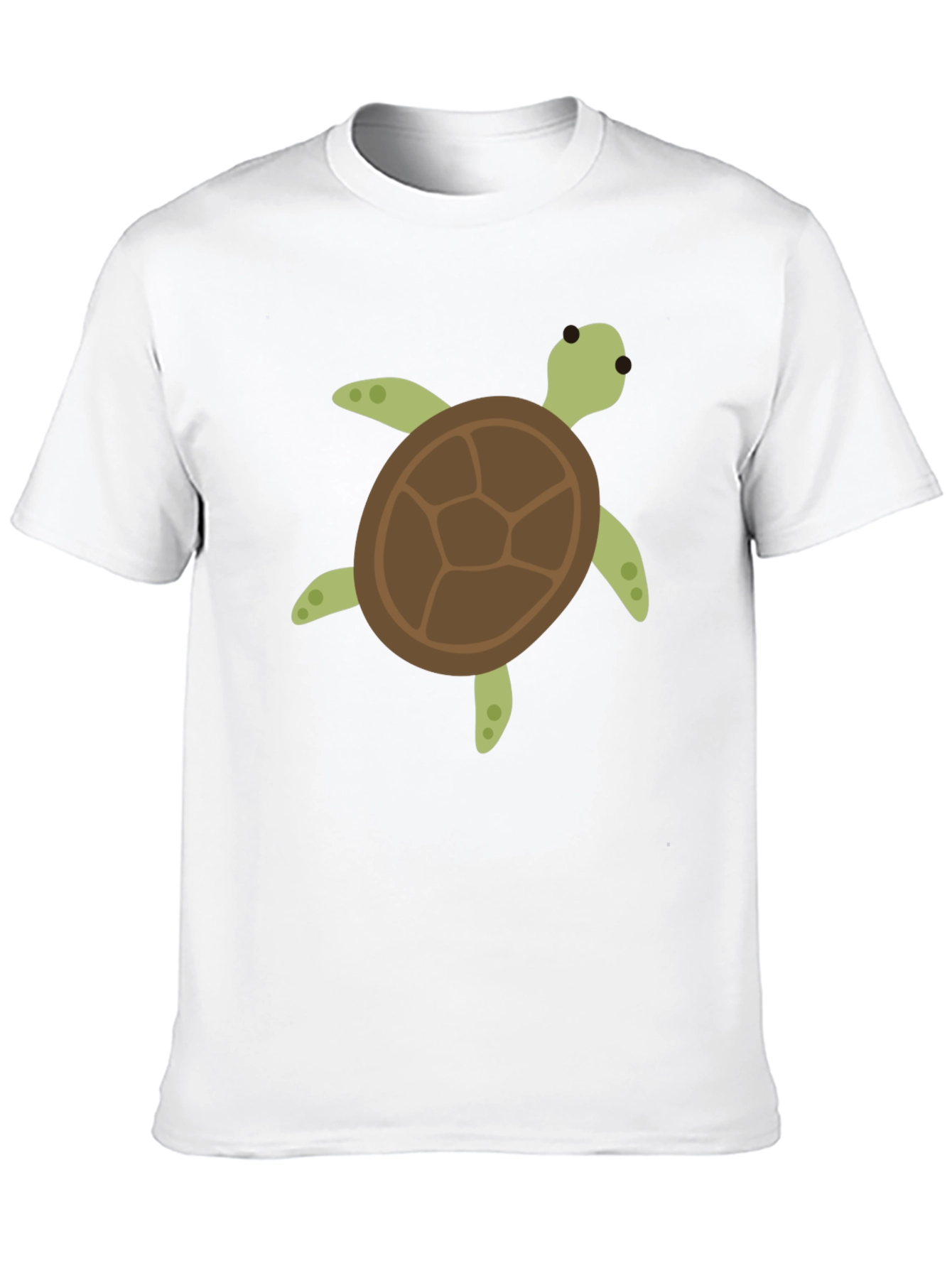 Turtle Graphic Tee - Casual Black T-Shirt