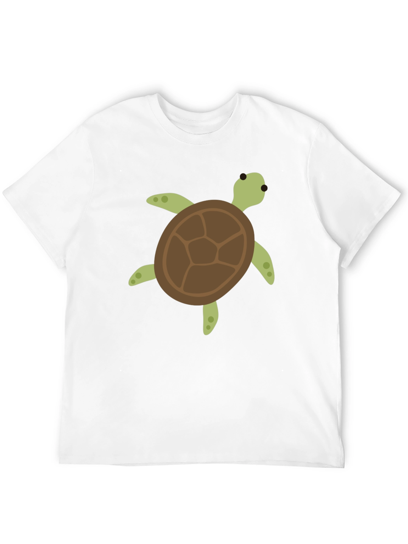 Turtle Graphic Tee - Casual Black T-Shirt
