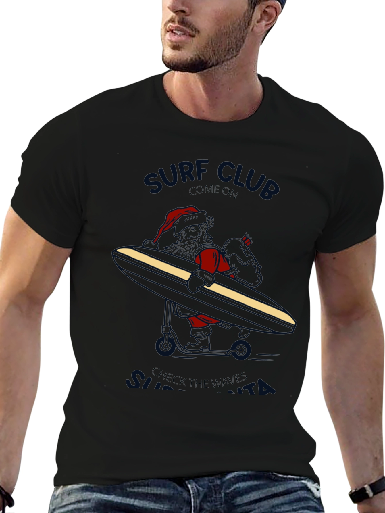 Surf Club Santa T-Shirt